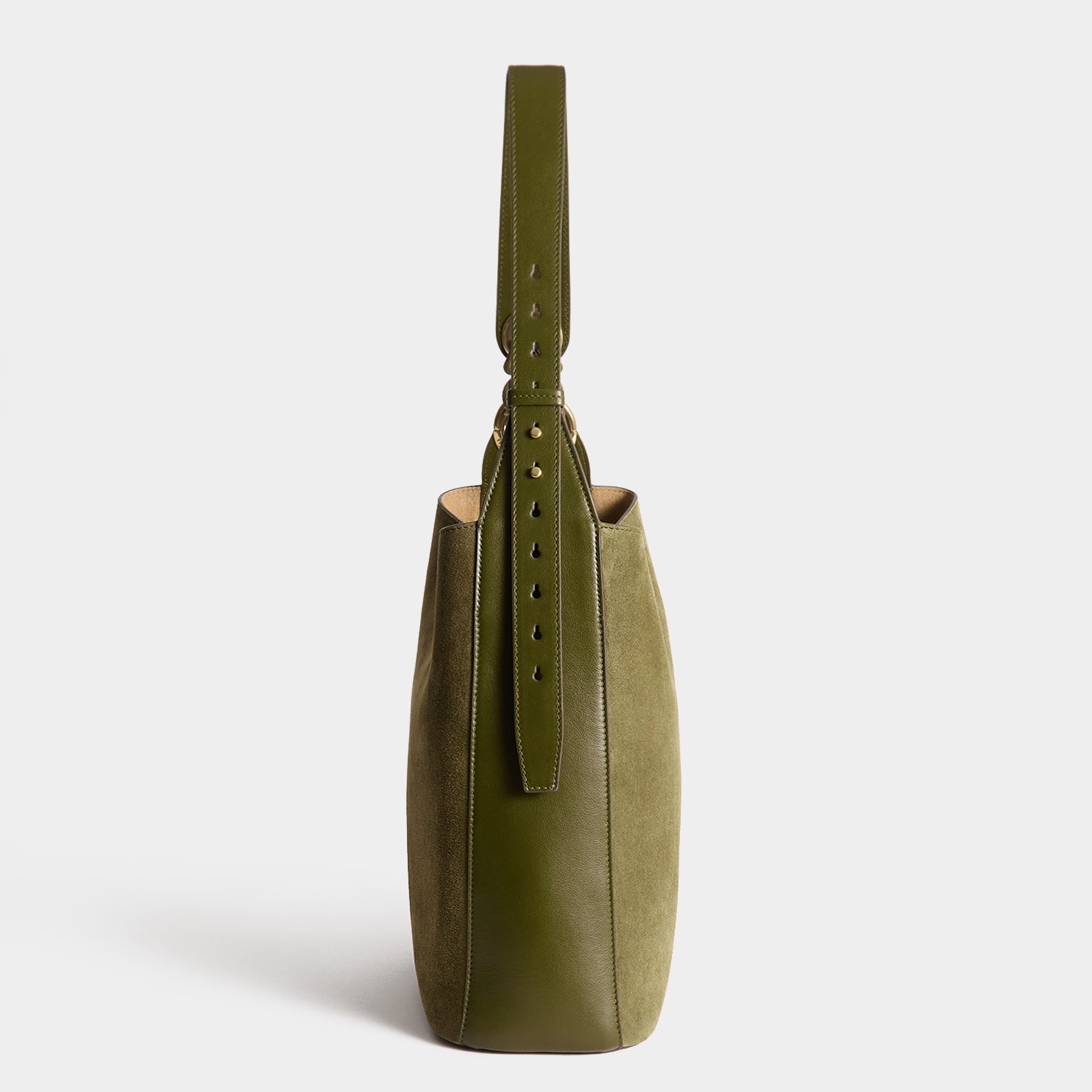 Ringo Shoulder Bag -

          
            Suede Leather in Bonsai Green -
          

          Anya Hindmarch EU
