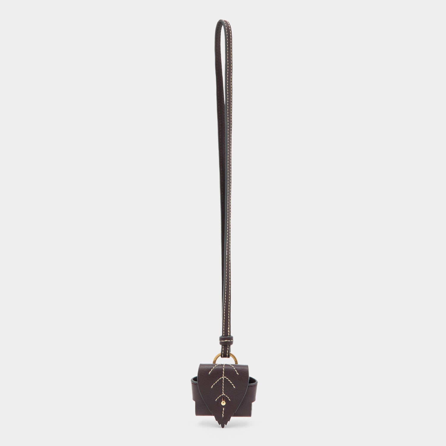 RTN Earphone Case -

          
            Natural Grain Leather in Grape -
          

          Anya Hindmarch EU
