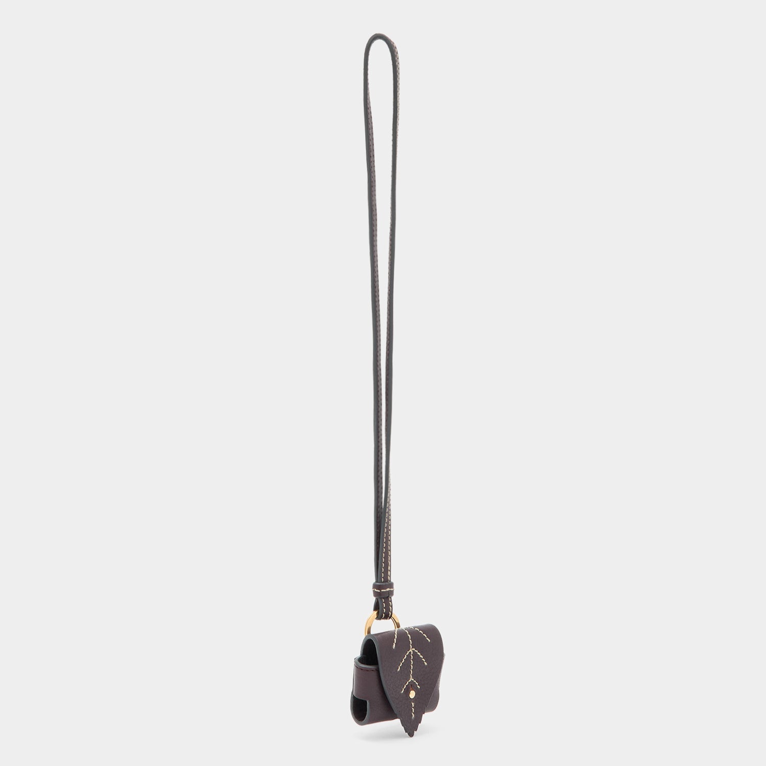 RTN Earphone Case -

          
            Natural Grain Leather in Grape -
          

          Anya Hindmarch EU
