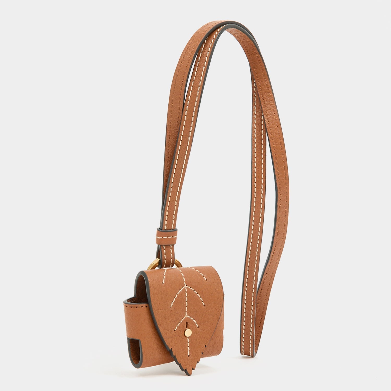 RTN Earphone Case -

          
            Natural Grain Leather in Pecan -
          

          Anya Hindmarch EU
