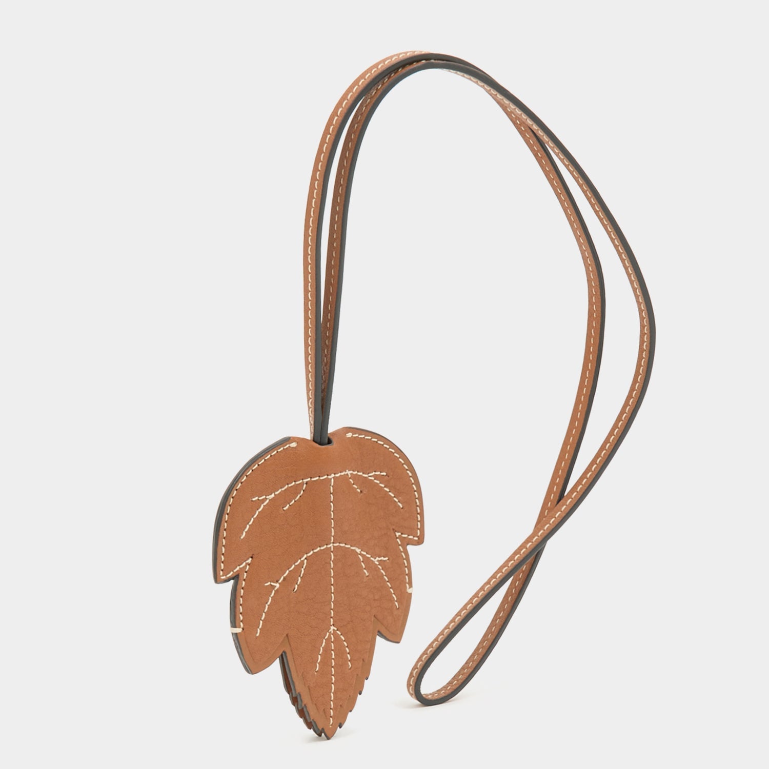 RTN Leaf Key Charm -

          
            Natural Grain Leather in Pecan -
          

          Anya Hindmarch EU
