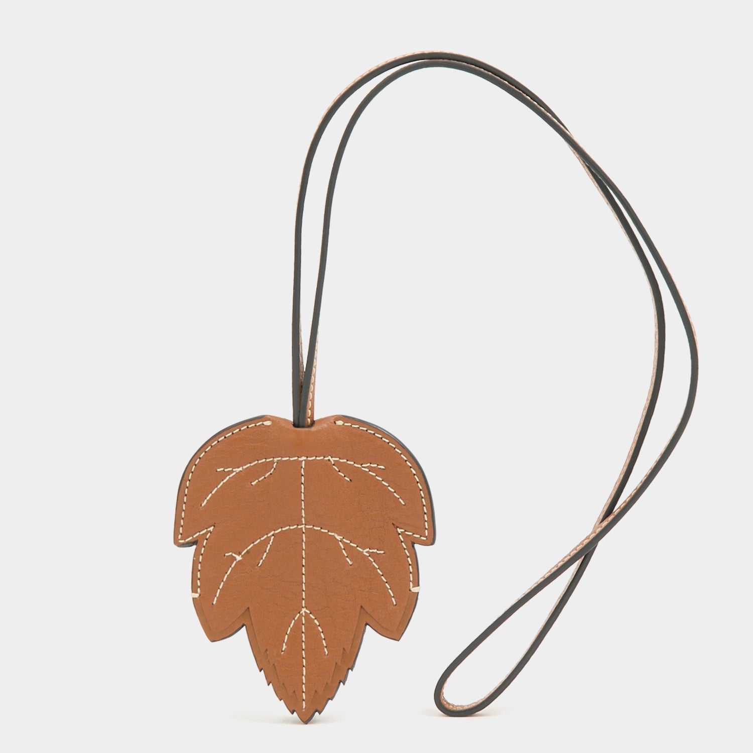 RTN Leaf Key Charm -

          
            Natural Grain Leather in Pecan -
          

          Anya Hindmarch EU
