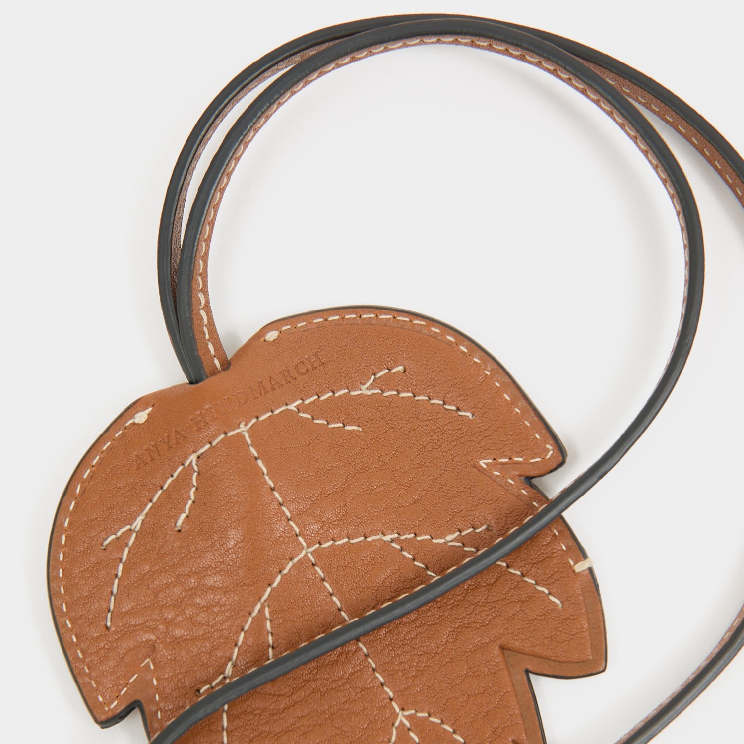 RTN Leaf Key Charm -

          
            Natural Grain Leather in Pecan -
          

          Anya Hindmarch EU
