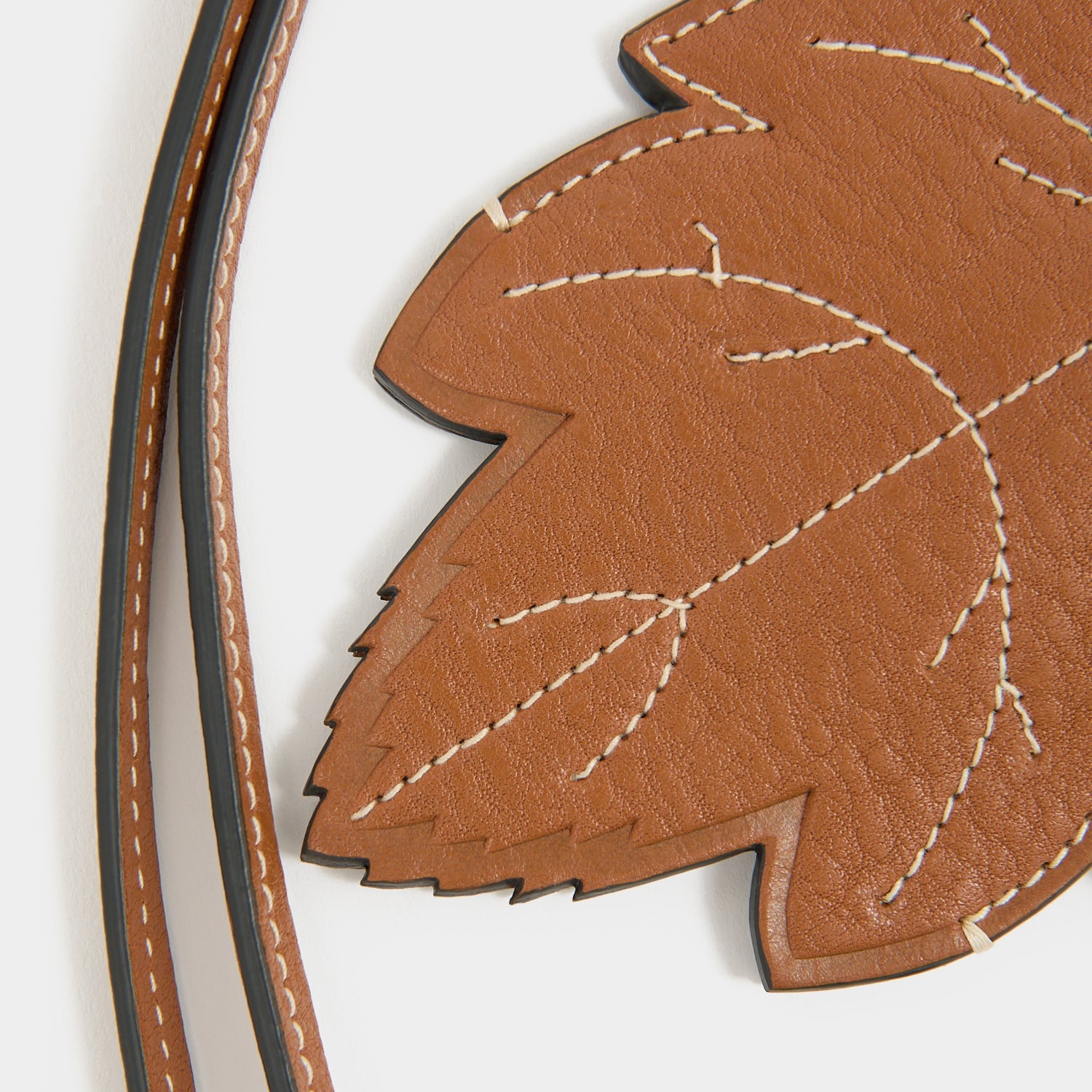 RTN Leaf Key Charm -

          
            Natural Grain Leather in Pecan -
          

          Anya Hindmarch EU
