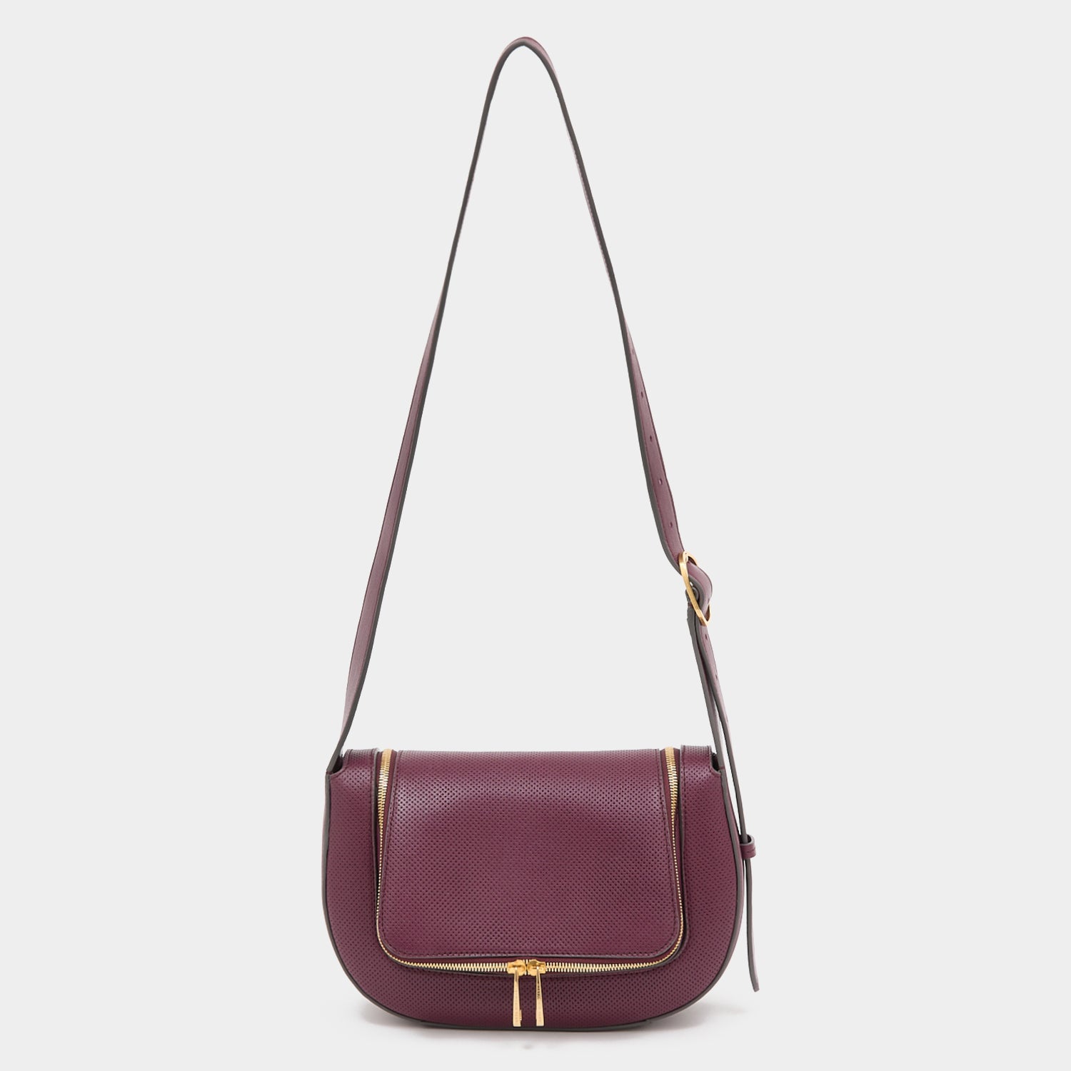 Vere Perforated Small Cross-body -

          
            Perforated Leather in Orchid Purple -
          

          Anya Hindmarch EU
