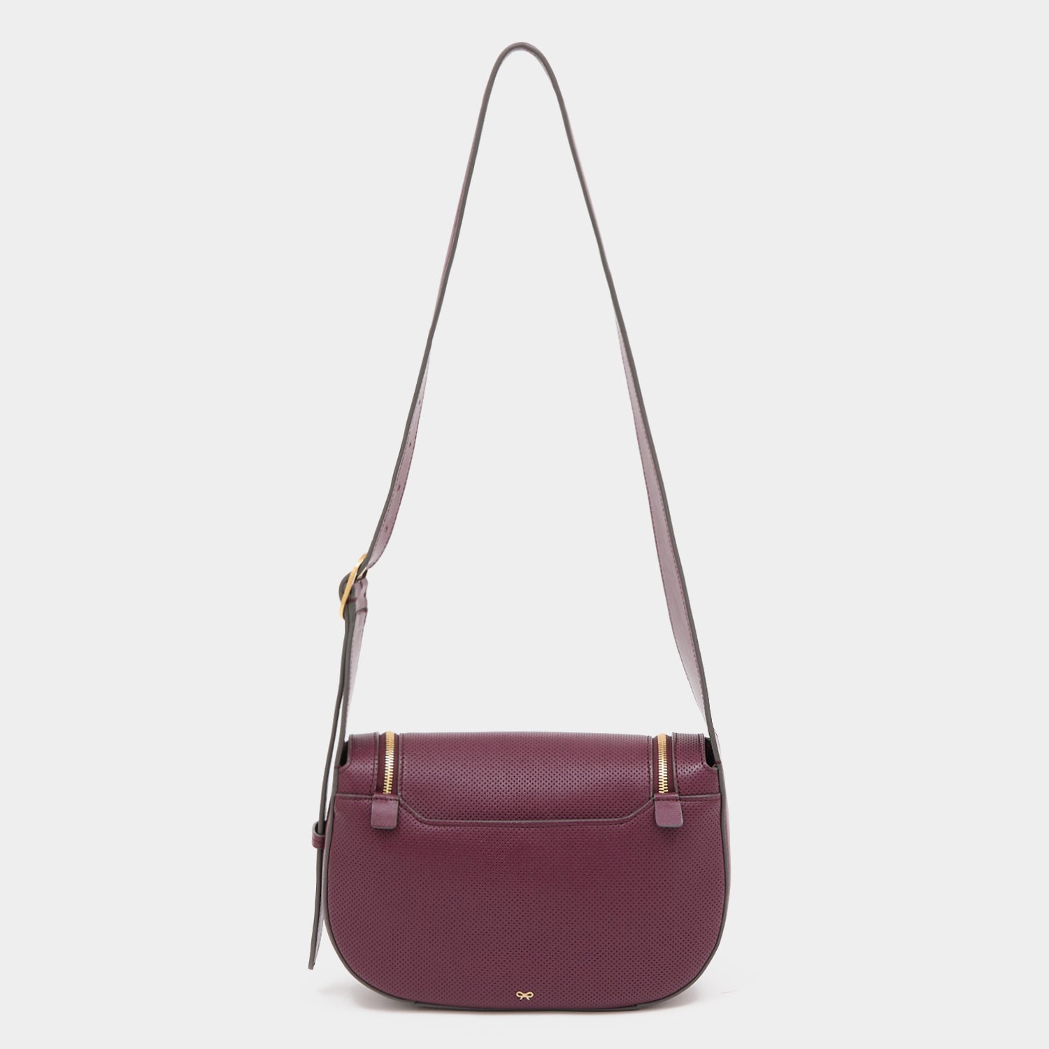 Vere Perforated Small Cross-body -

          
            Perforated Leather in Orchid Purple -
          

          Anya Hindmarch EU
