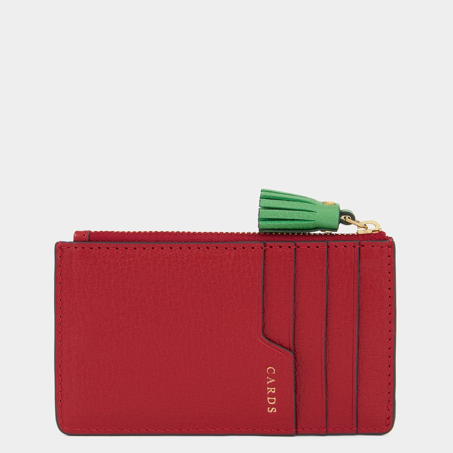 Anya Brands Flying Goose Sriracha Zip Card Case -

          
            Smooth Leather in Russet Red -
          

          Anya Hindmarch EU
