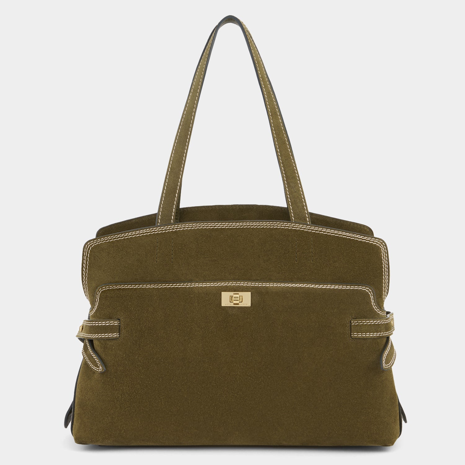 Wilson Stitch Shoulder Bag -

          
            Suede Leather in Bonsai Green -
          

          Anya Hindmarch EU
