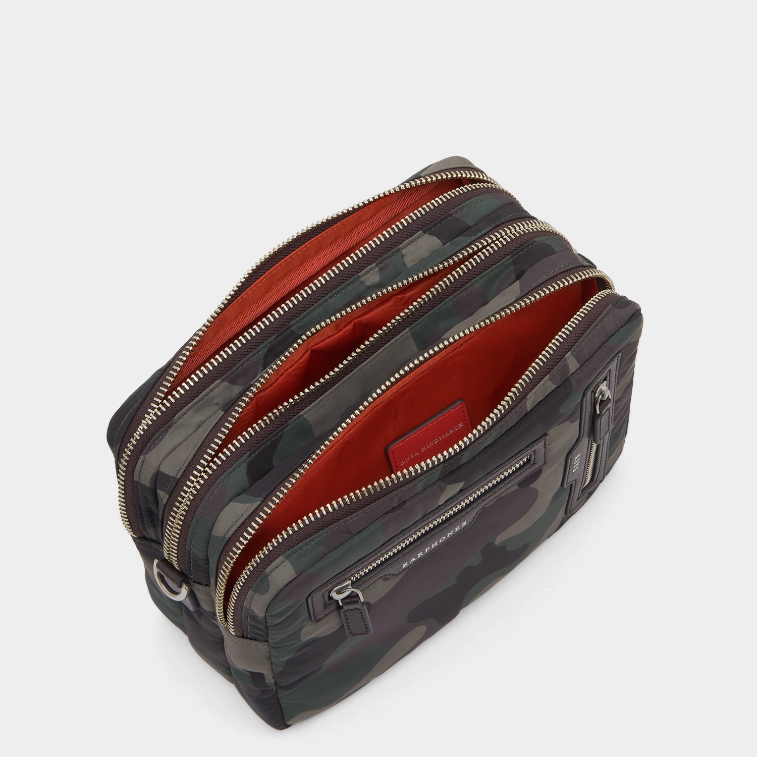 Camouflage Triple Zip Cross-body -

          
            Nylon in Camouflage -
          

          Anya Hindmarch EU
