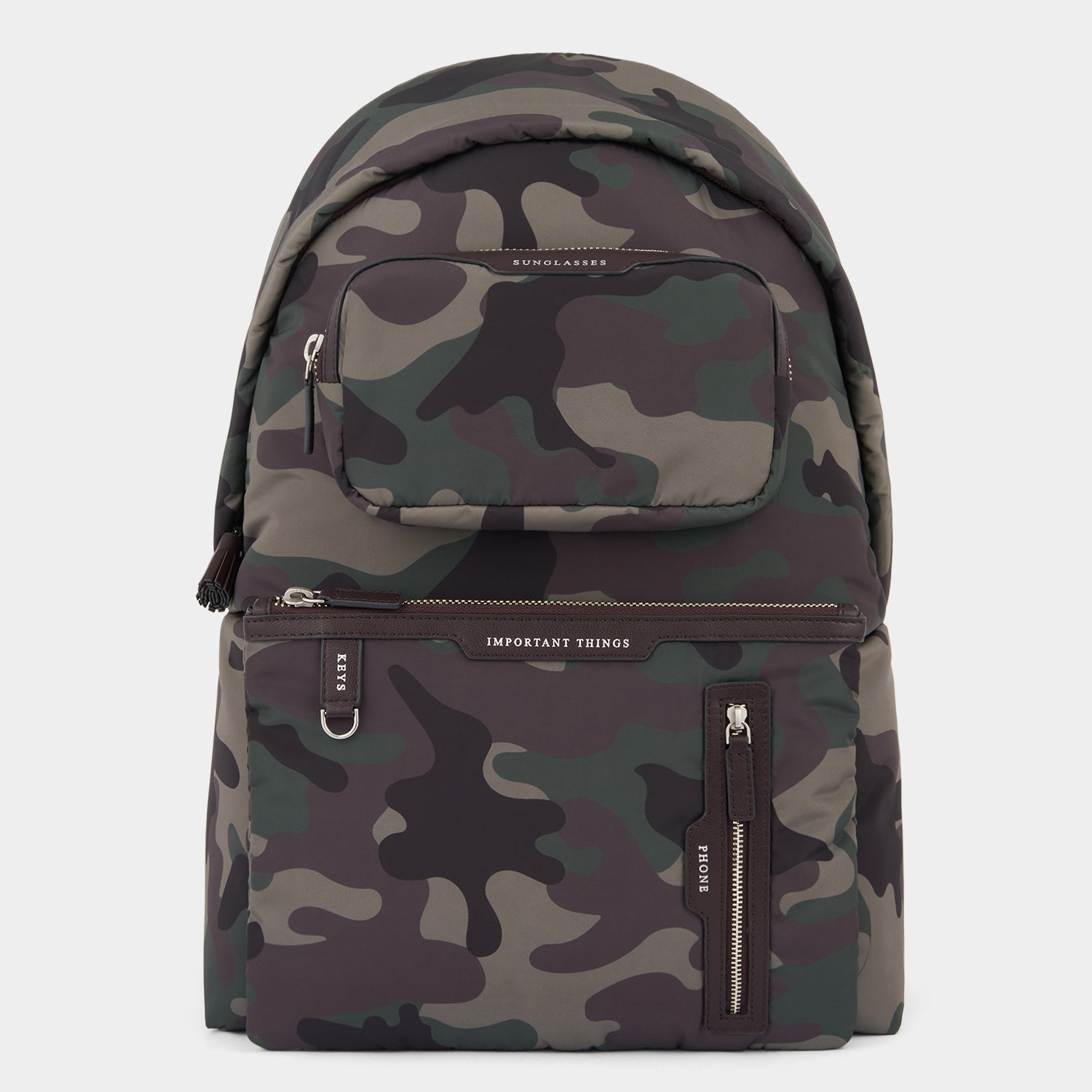 Camouflage Multi Pocket Backpack -

          
            Nylon in Camouflage -
          

          Anya Hindmarch EU
