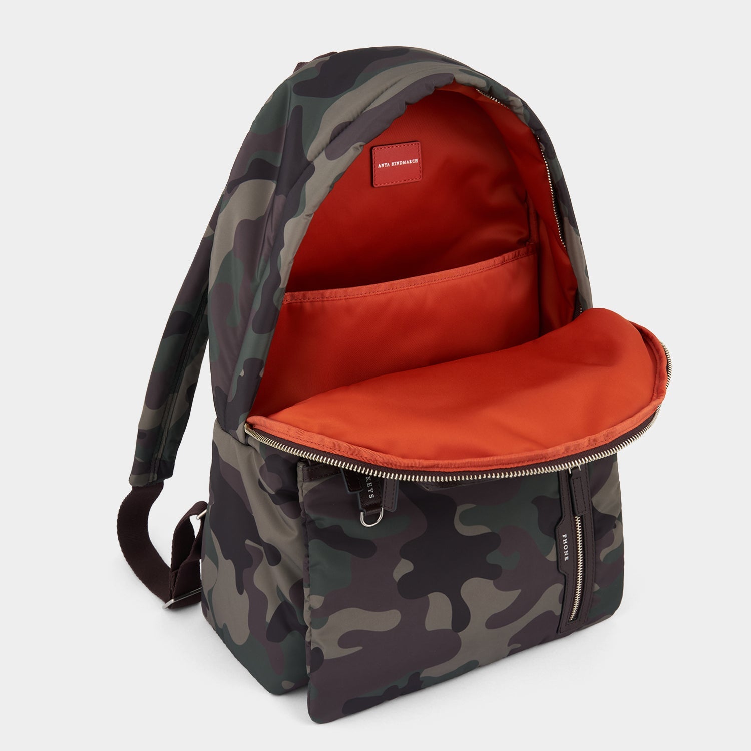 Camouflage Multi Pocket Backpack -

          
            Nylon in Camouflage -
          

          Anya Hindmarch EU
