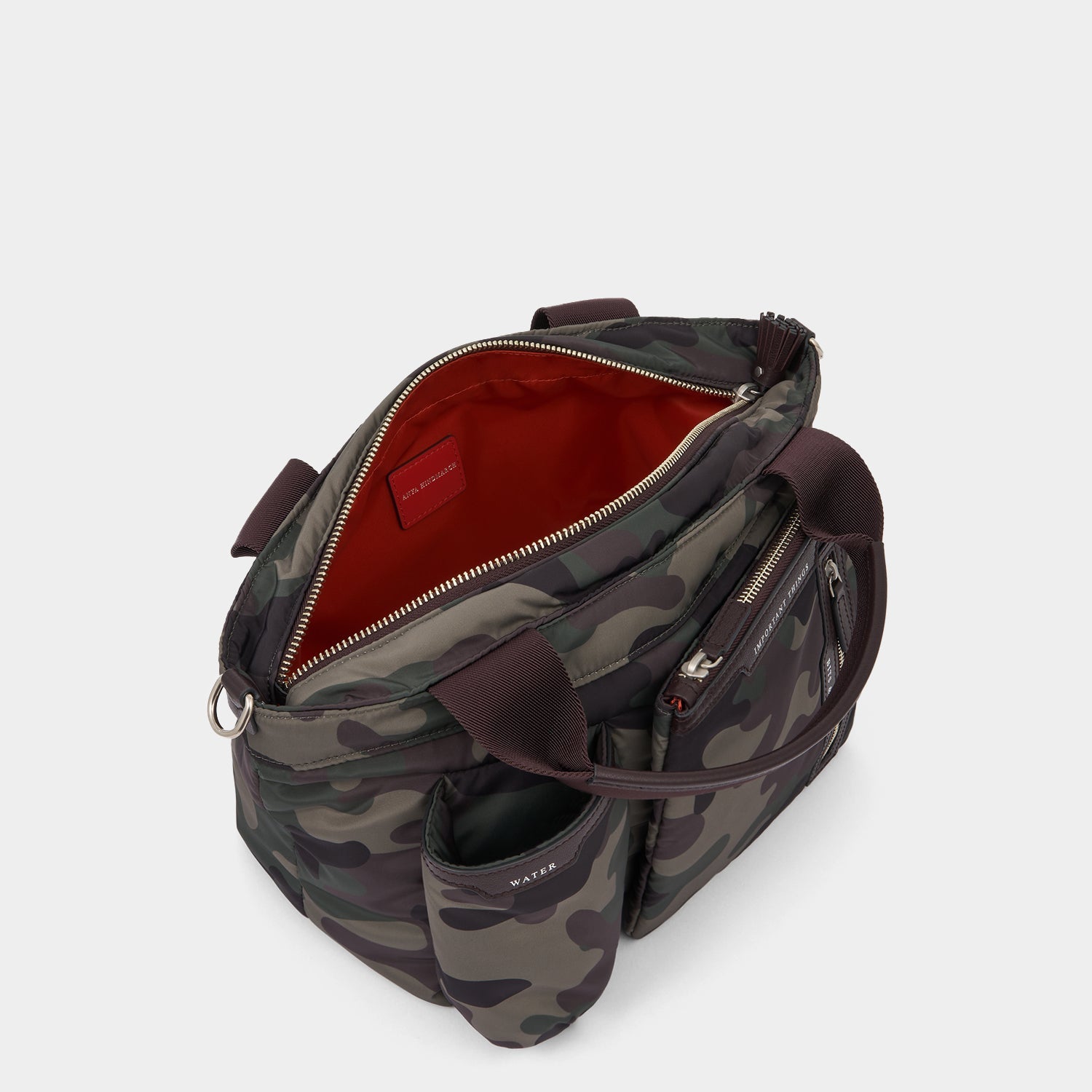 Camouflage E/W Multi Pocket Mini Cross-body Tote -

          
            Nylon in Camouflage -
          

          Anya Hindmarch EU
