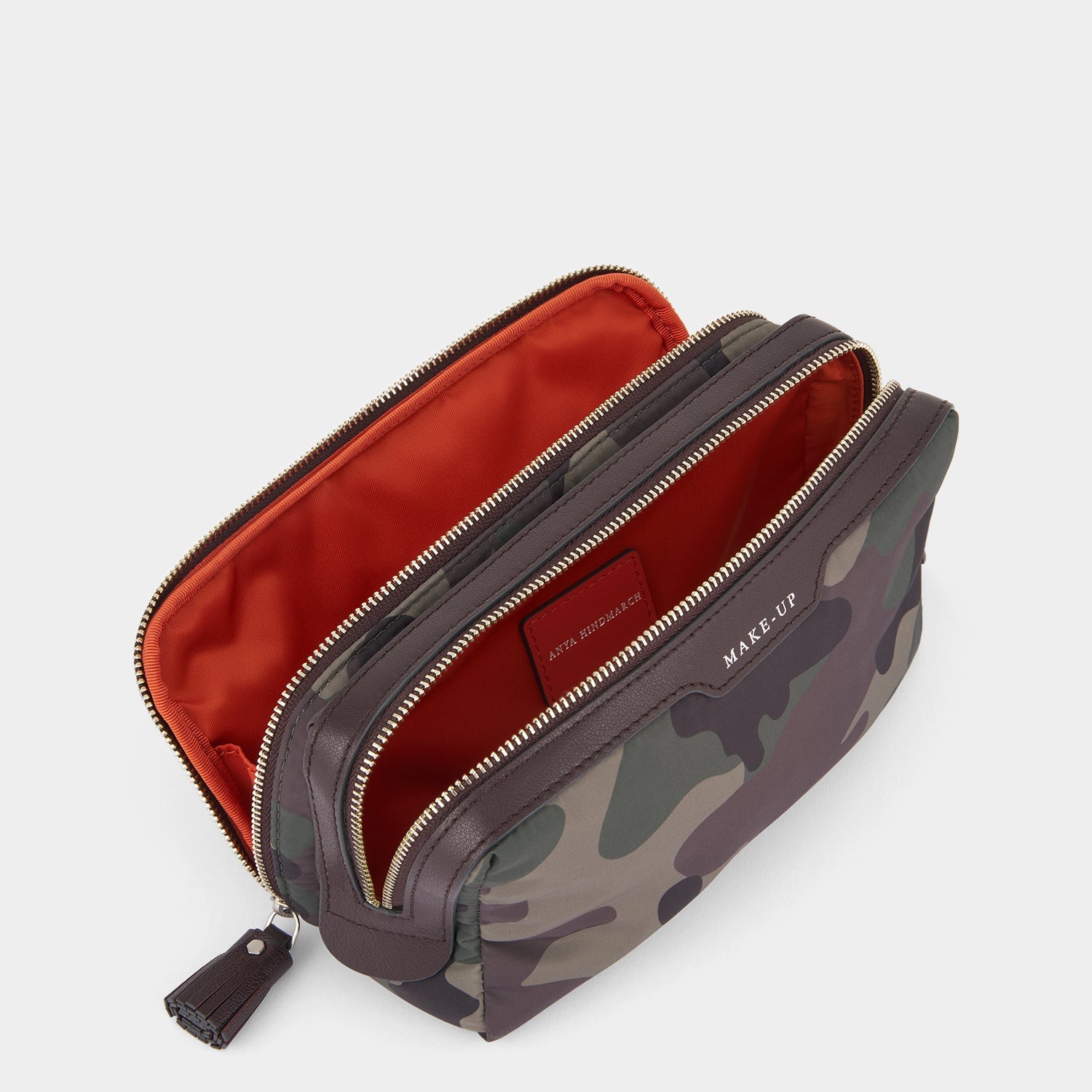 Camouflage Small Make-Up Pouch -

          
            Nylon in Camouflage -
          

          Anya Hindmarch EU
