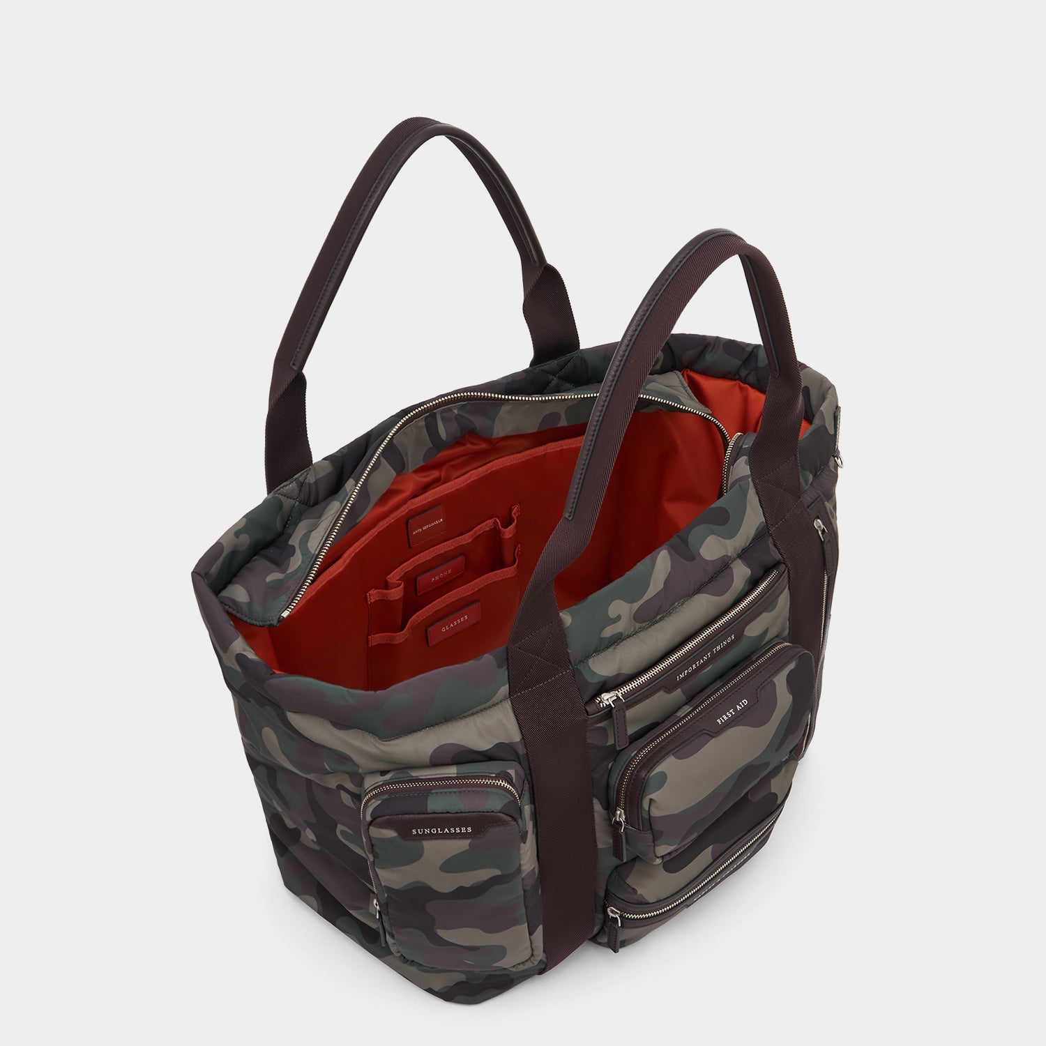 Camouflage Travel Tote -

          
            Nylon in Camouflage -
          

          Anya Hindmarch EU
