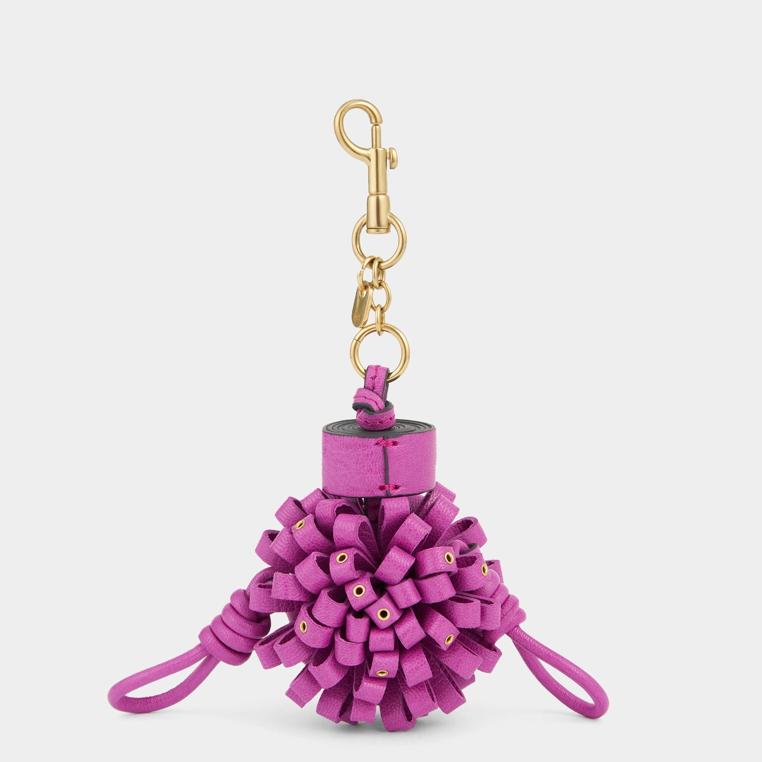Eyelet Character Charm -

          
            Sooth Leather in Bramble Pink -
          

          Anya Hindmarch EU

