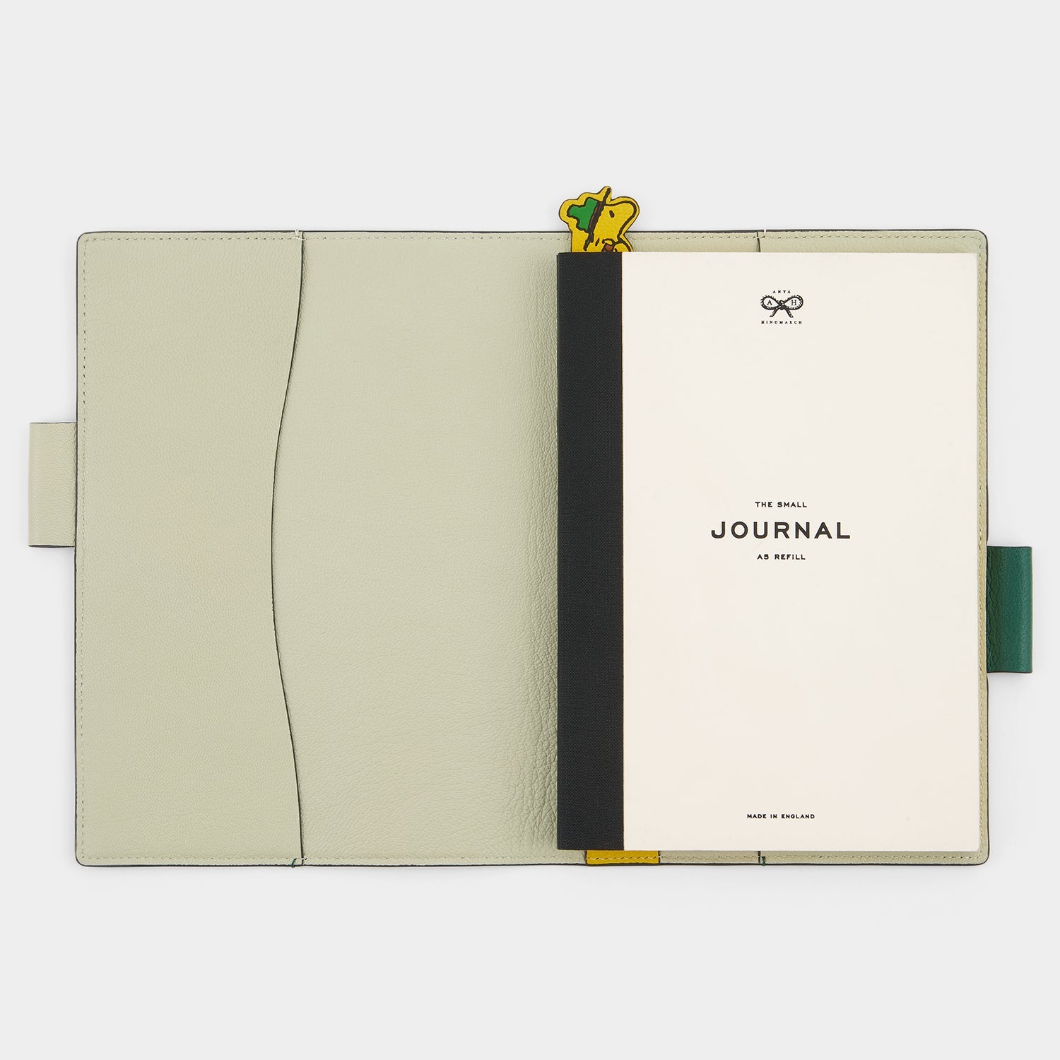 Peanuts Snoopy A5 Journal -

          
            Capra Leather in Eau De Nil Green -
          

          Anya Hindmarch EU
