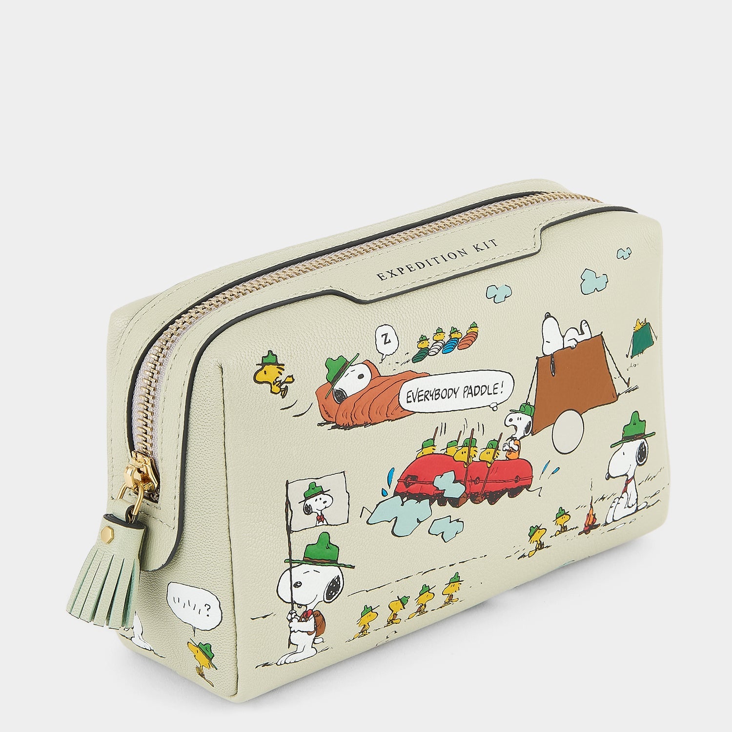 Peanuts Snoopy Expedition Kit -

          
            Capra Leather in Eau De Nil Green -
          

          Anya Hindmarch EU
