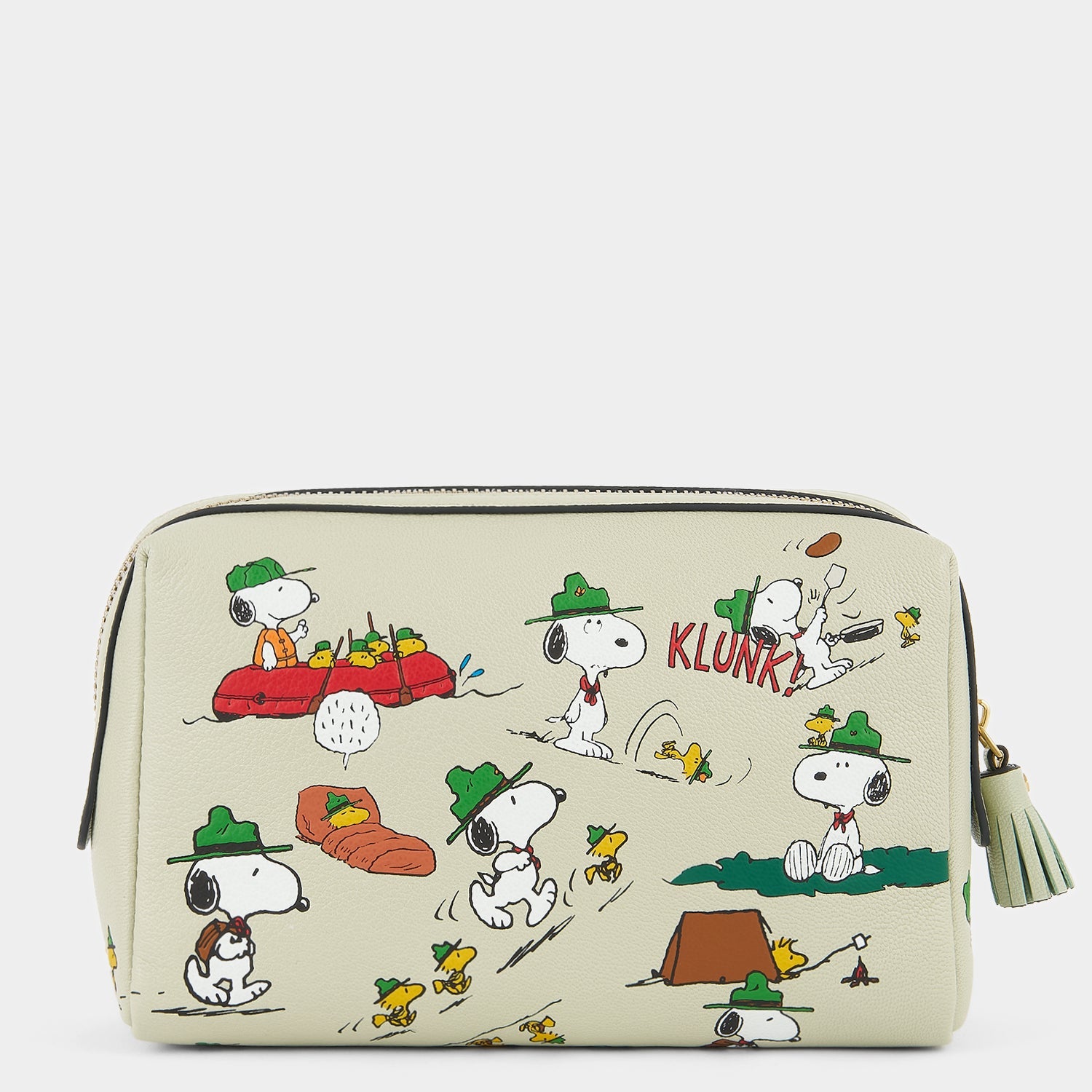 Peanuts Snoopy Expedition Kit -

          
            Capra Leather in Eau De Nil Green -
          

          Anya Hindmarch EU
