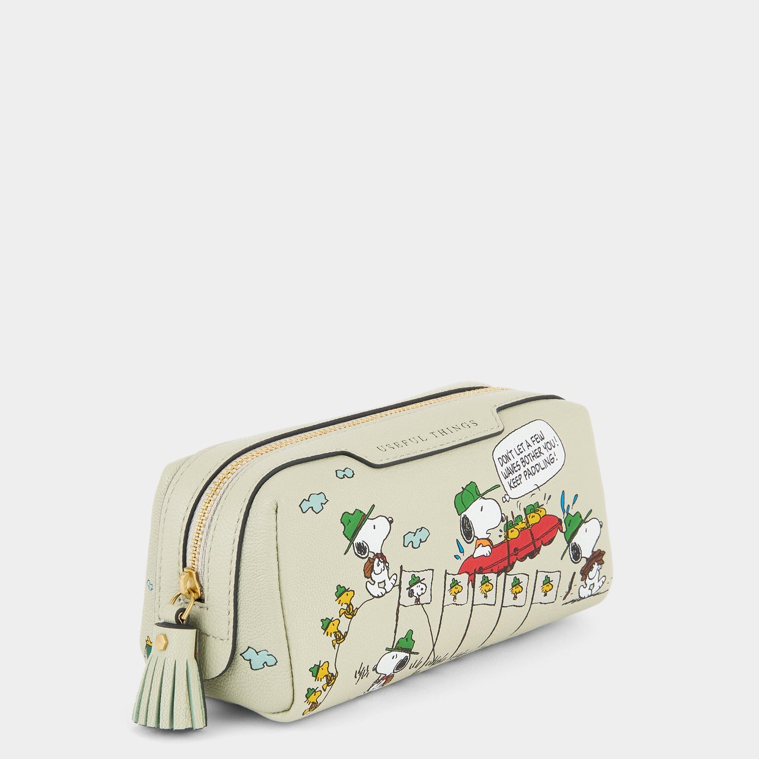 Peanuts Snoopy Useful Things -

          
            Capra Leather in Eau De Nil Green -
          

          Anya Hindmarch EU
