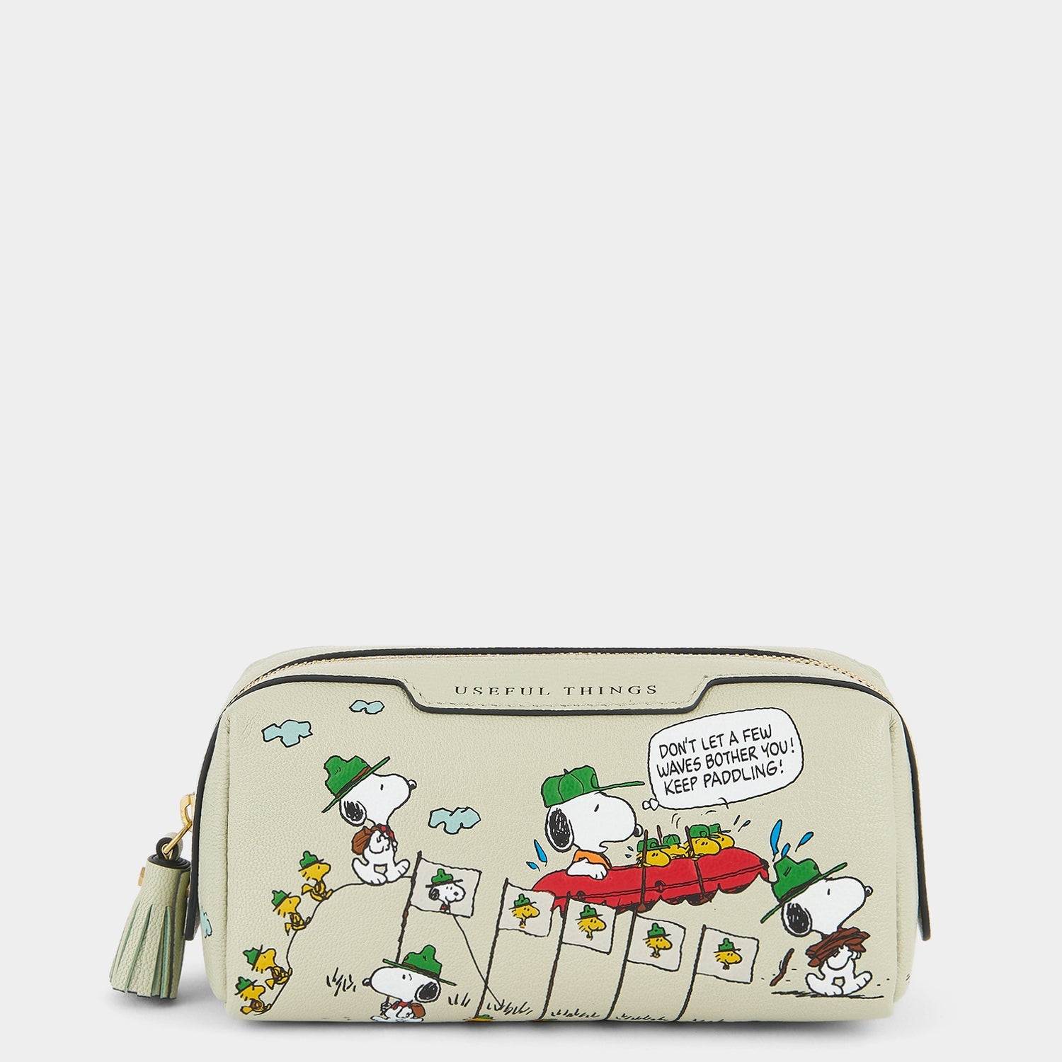 Peanuts Snoopy Useful Things -

          
            Capra Leather in Eau De Nil Green -
          

          Anya Hindmarch EU
