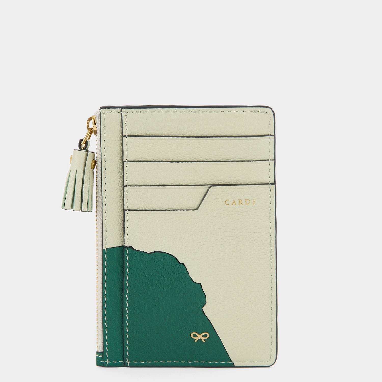 Peanuts Snoopy Zip Card Case -

          
            Capra Leather in Eau De Nil Green -
          

          Anya Hindmarch EU
