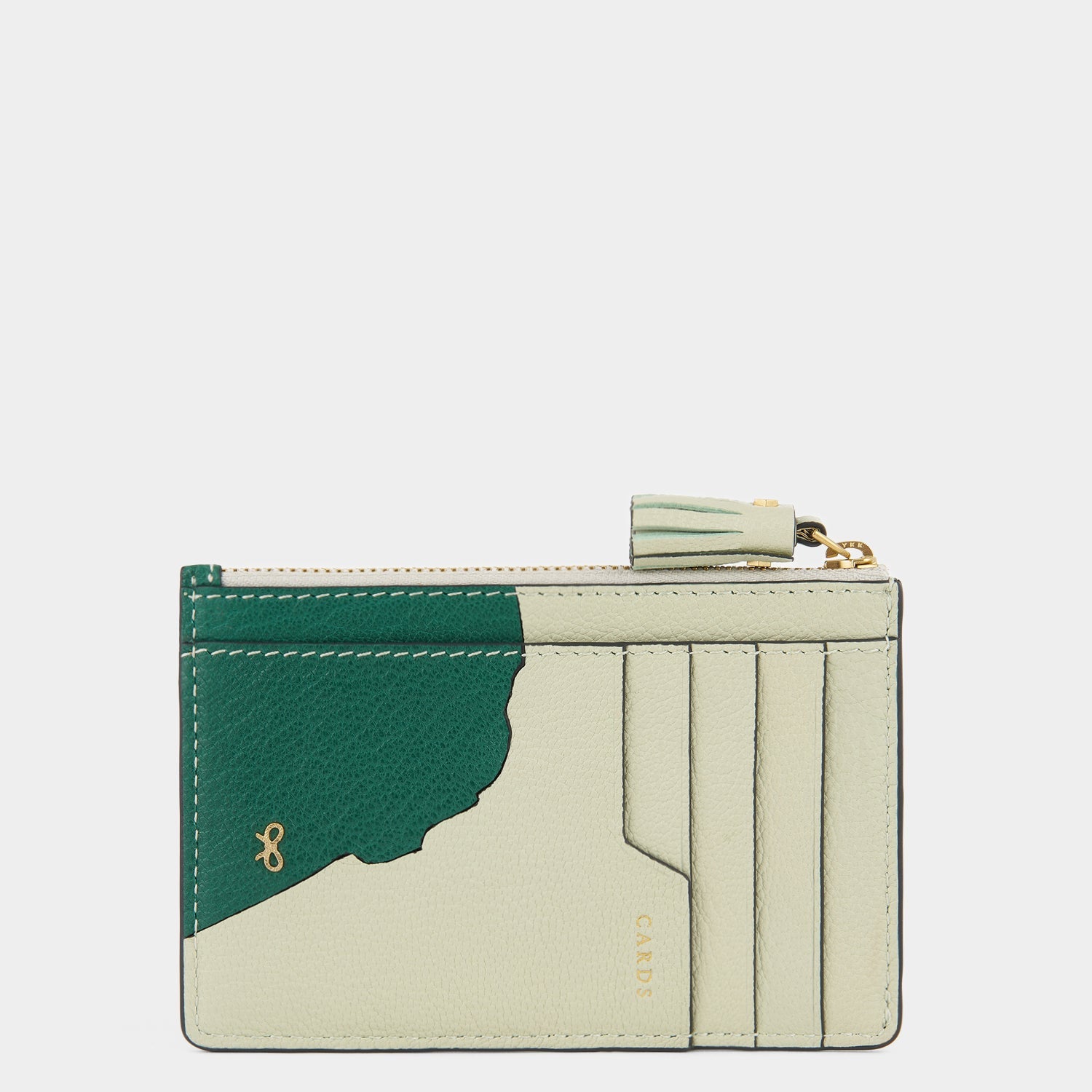 Peanuts Snoopy Zip Card Case -

          
            Capra Leather in Eau De Nil Green -
          

          Anya Hindmarch EU
