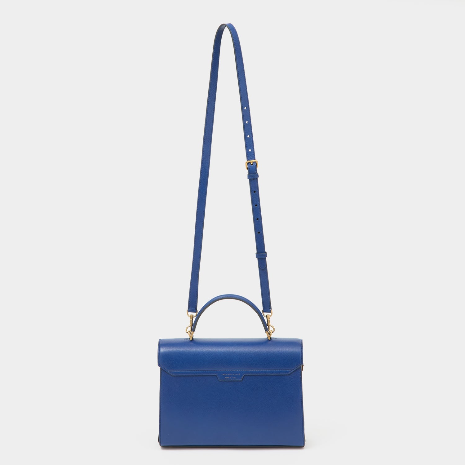 Peanuts Snoopy Mortimer Top Handle -

          
            Capra Leather in Monday Blue -
          

          Anya Hindmarch EU
