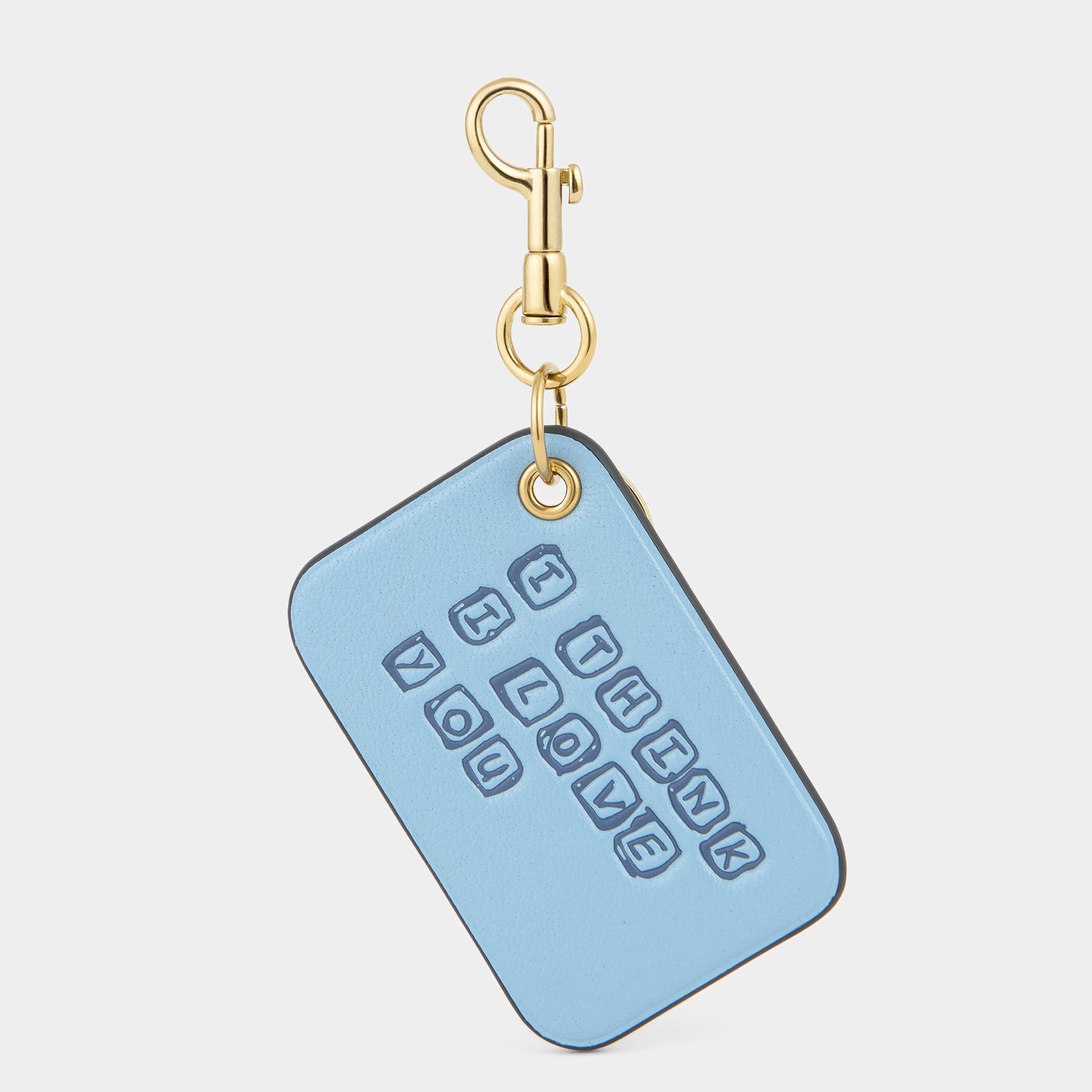 Scribble Charm -

          
            Calf Leather in School Blue -
          

          Anya Hindmarch EU
