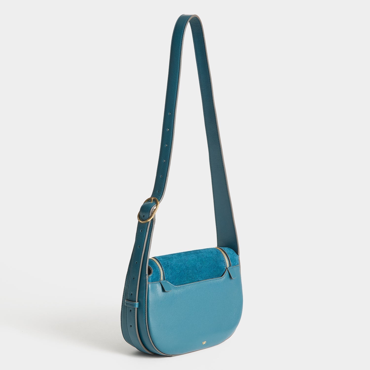 Vere Cross-body -

          
            Suede Leather/Calf Leather in Dark Petrol Blue -
          

          Anya Hindmarch EU

