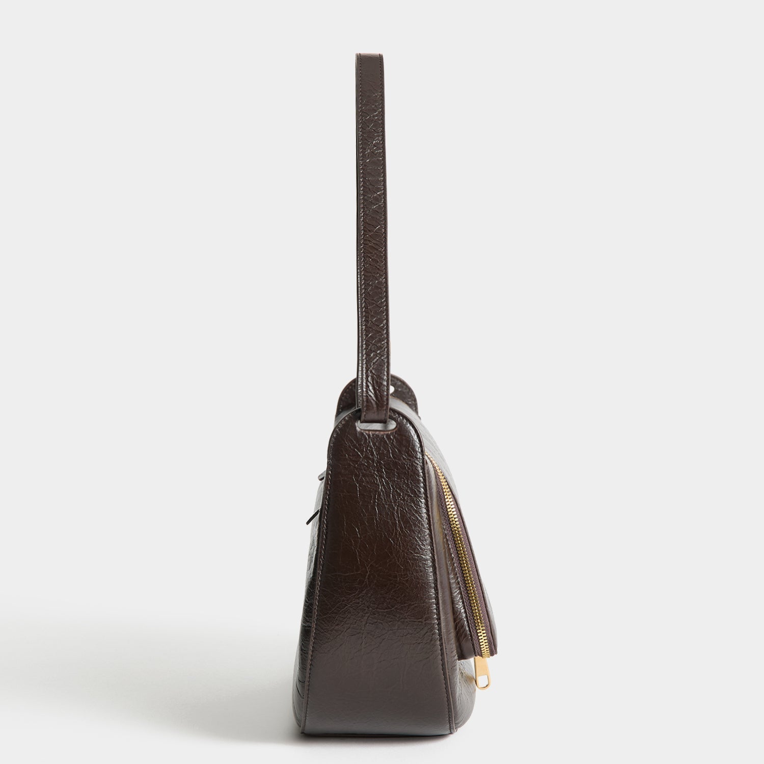 Vere Two-Way Shoulder Bag -

          
            Calf leather in Chocolate brown -
          

          Anya Hindmarch EU
