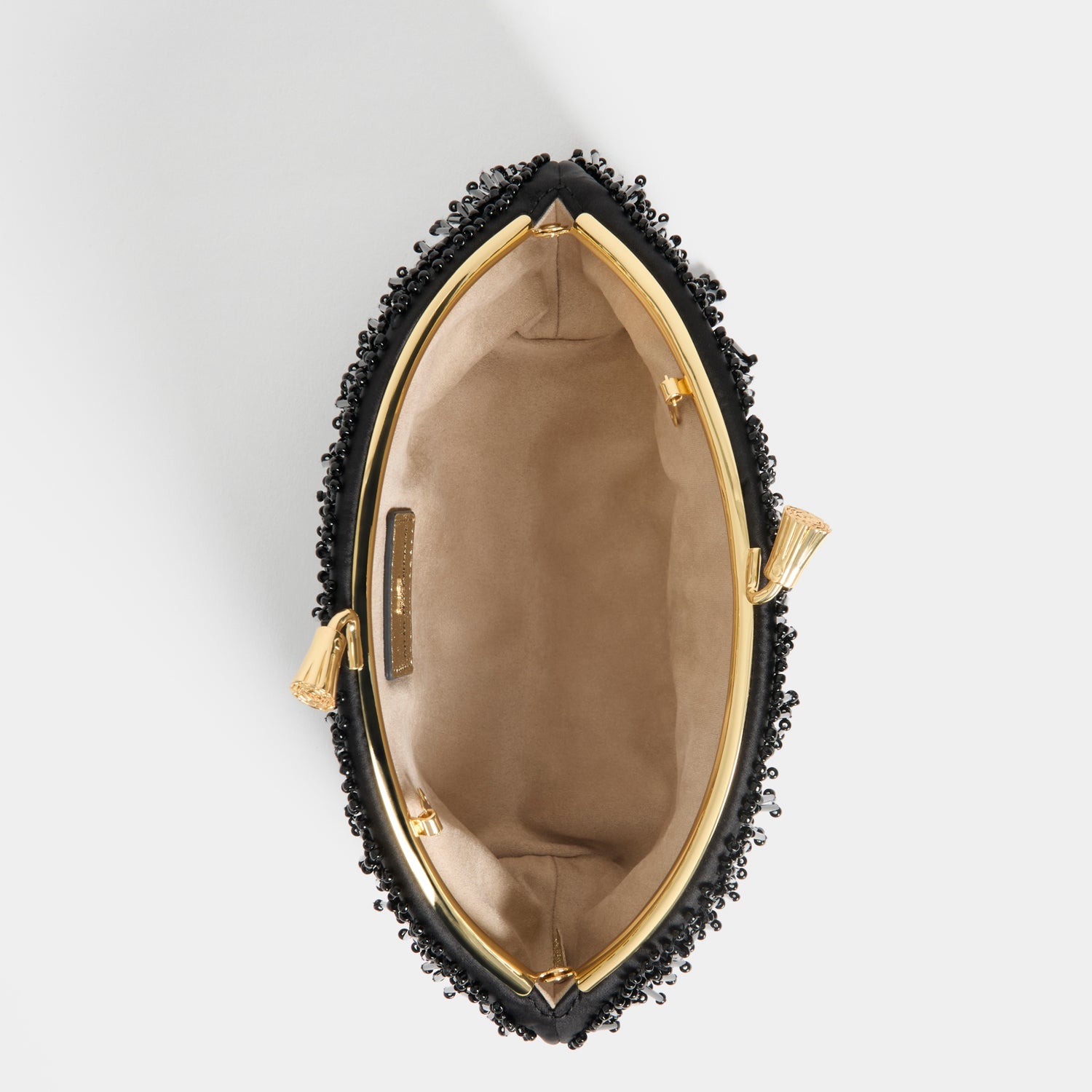 Embellished Eyes Clutch -

          
            Beads in Black -
          

          Anya Hindmarch EU
