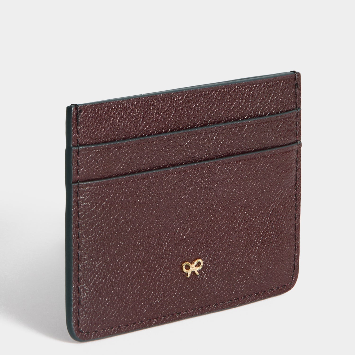 Peeping Eyes Card Case -

          
            Capra Leather in Claret -
          

          Anya Hindmarch EU

