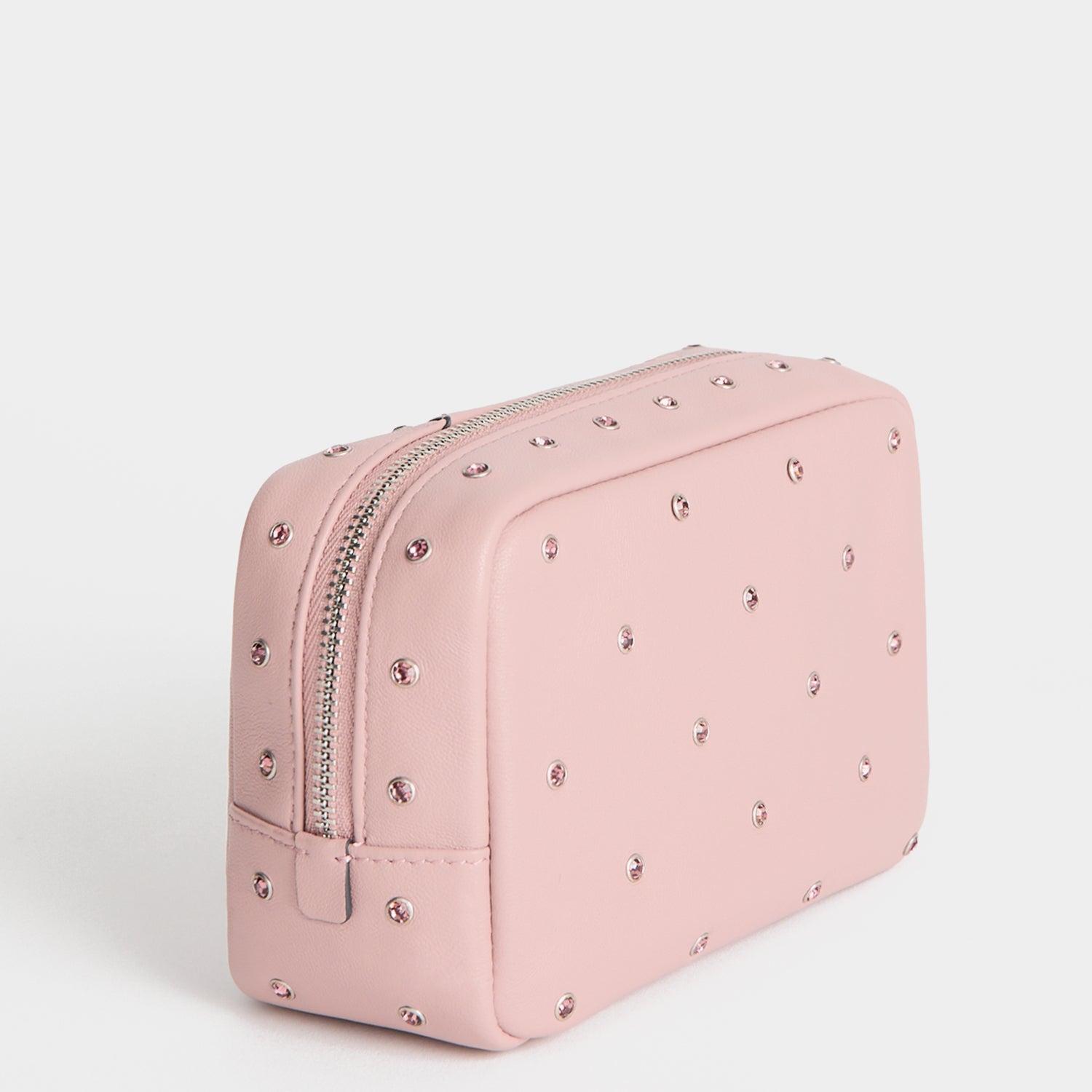 Crystals Important Things Pouch -

          
            Calf leather in Rose -
          

          Anya Hindmarch EU

