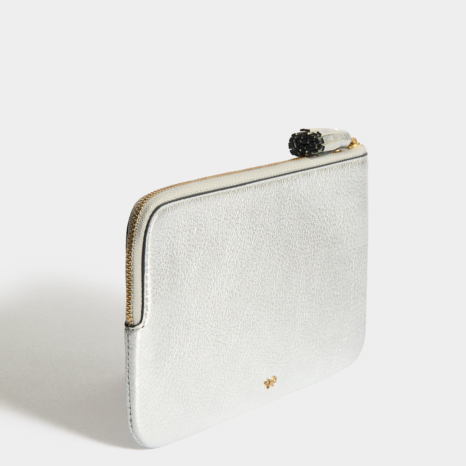 Anya Brands BAND-AID® Brand Zip Loose Pocket -

          
            Capra Leather in Silver -
          

          Anya Hindmarch EU
