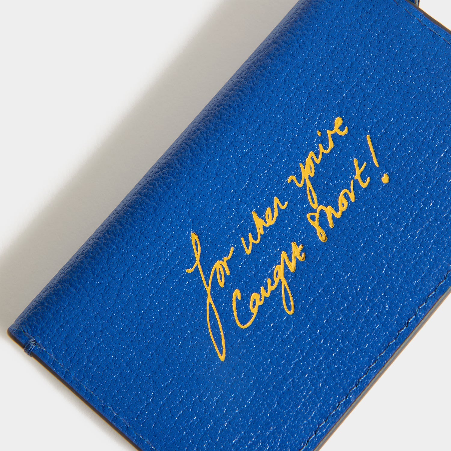 Bespoke Envelope Charm -

          
            Capra Leather in Cobalt -
          

          Anya Hindmarch EU
