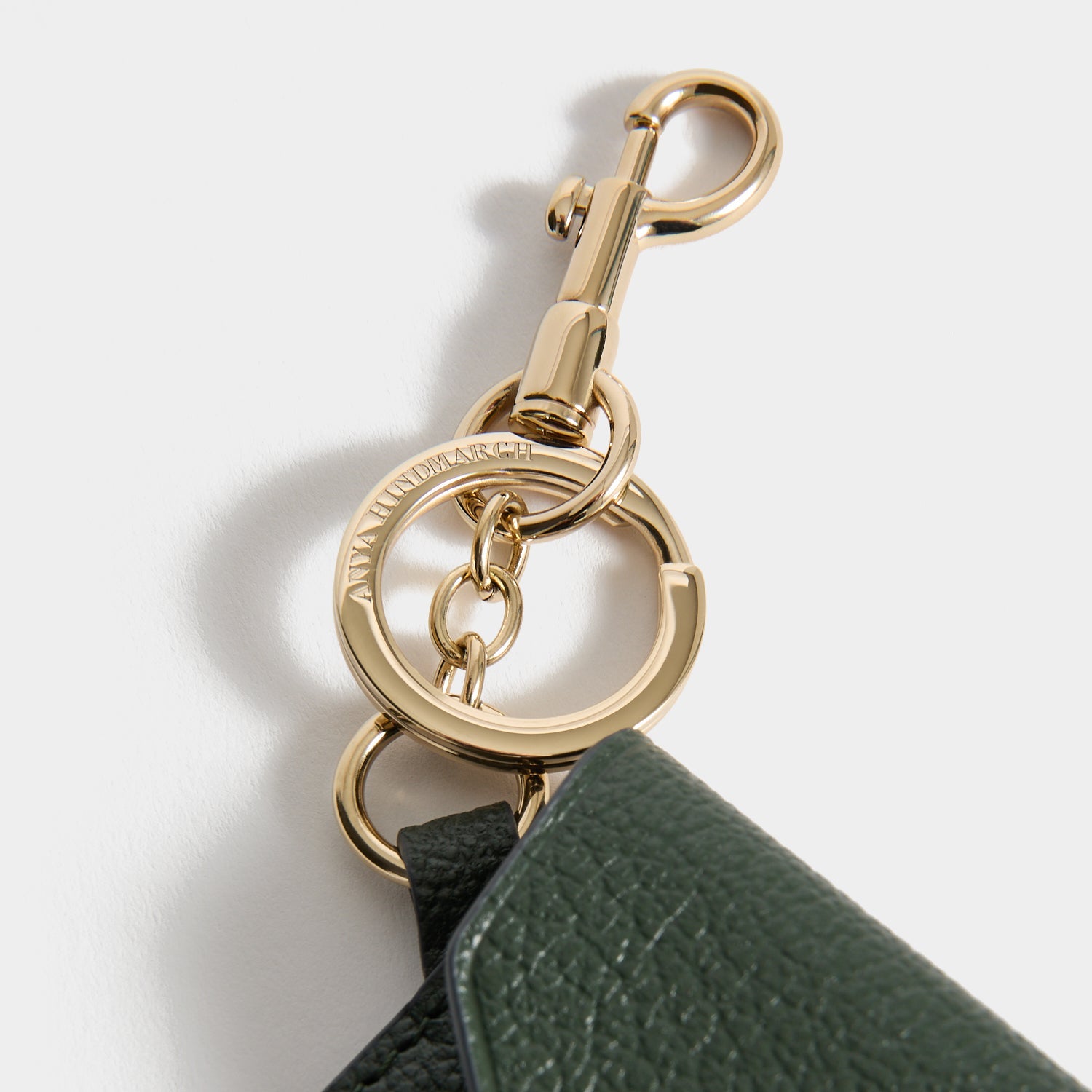 Bespoke Envelope Charm -

          
            Capra Leather in Forest Green -
          

          Anya Hindmarch EU
