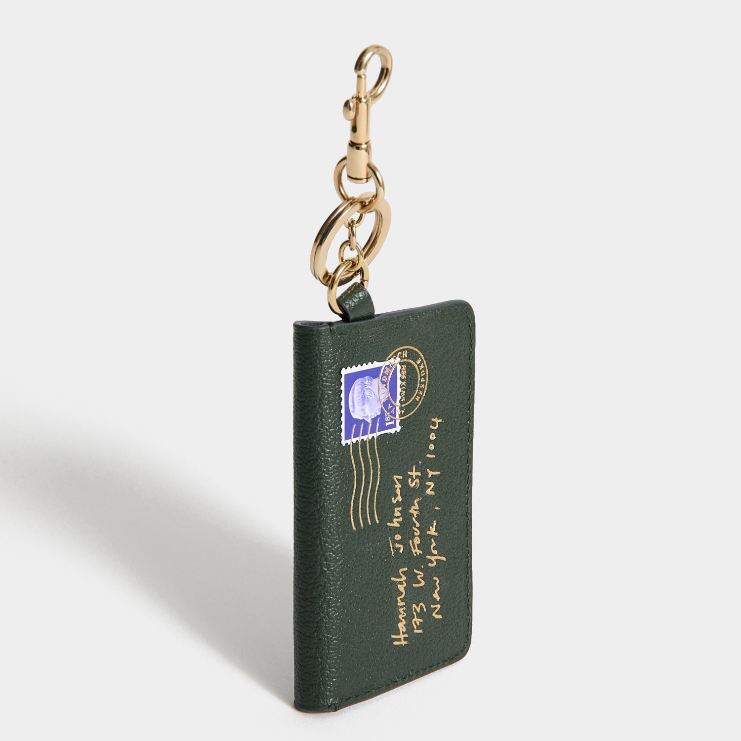 Bespoke Envelope Charm -

          
            Capra Leather in Forest Green -
          

          Anya Hindmarch EU
