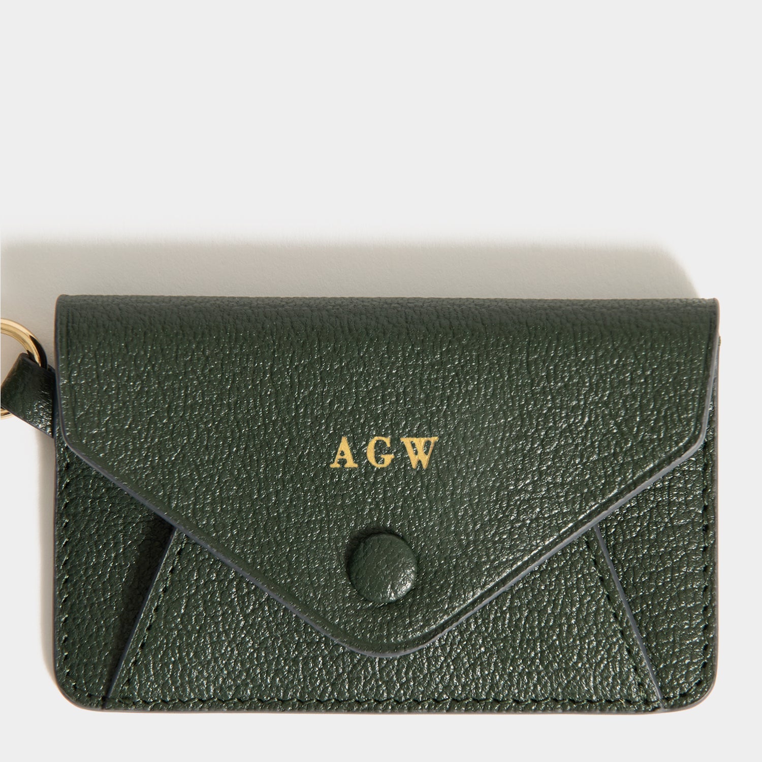Bespoke Envelope Charm -

          
            Capra Leather in Forest Green -
          

          Anya Hindmarch EU
