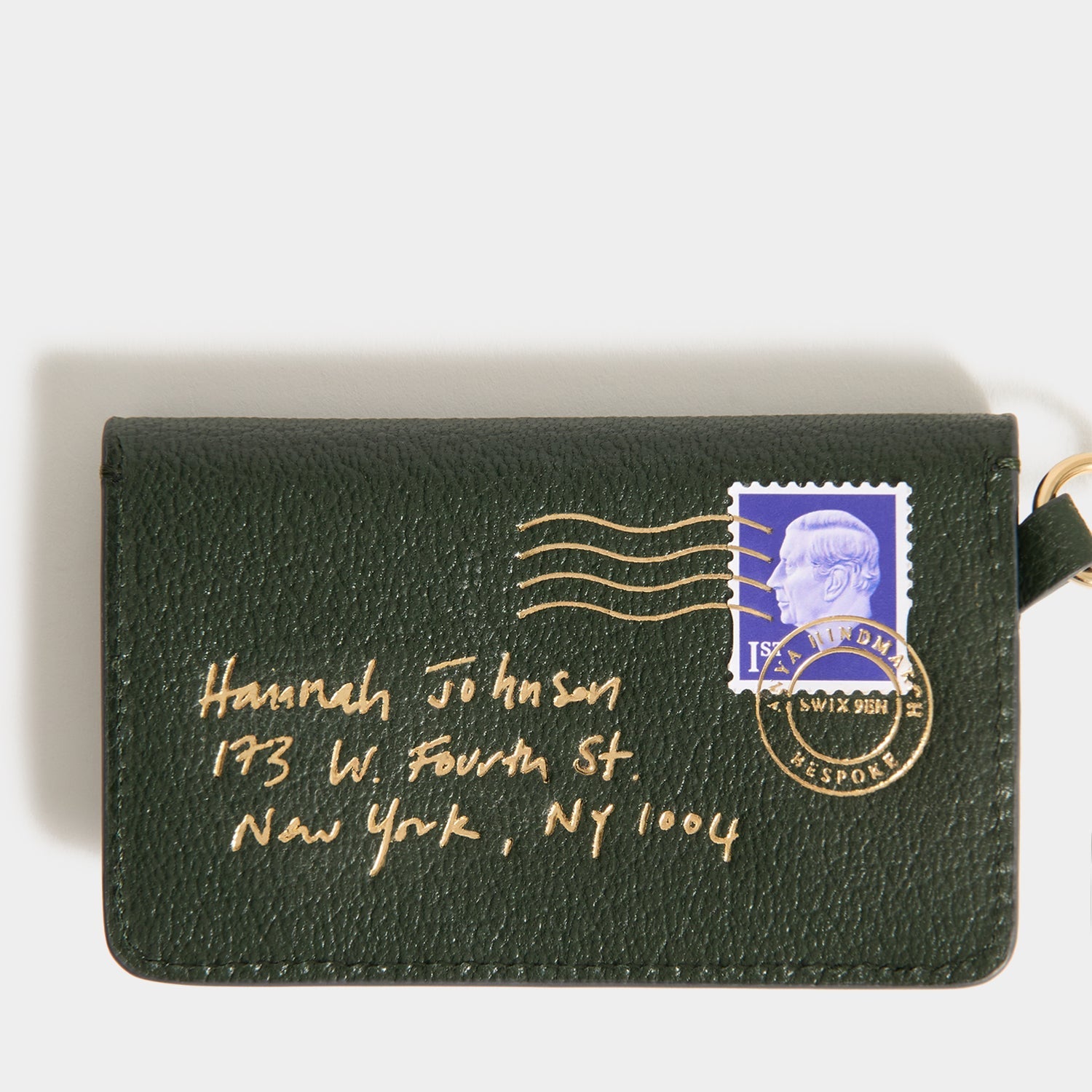 Bespoke Envelope Charm -

          
            Capra Leather in Forest Green -
          

          Anya Hindmarch EU
