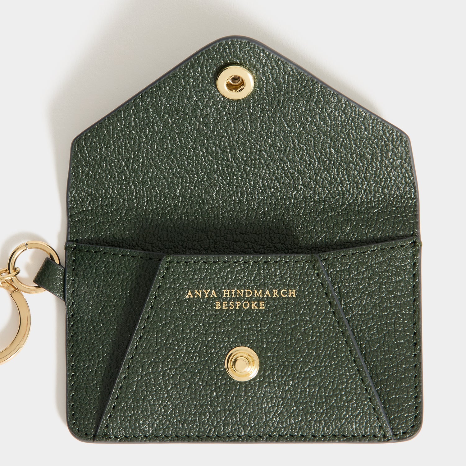 Bespoke Envelope Charm -

          
            Capra Leather in Forest Green -
          

          Anya Hindmarch EU
