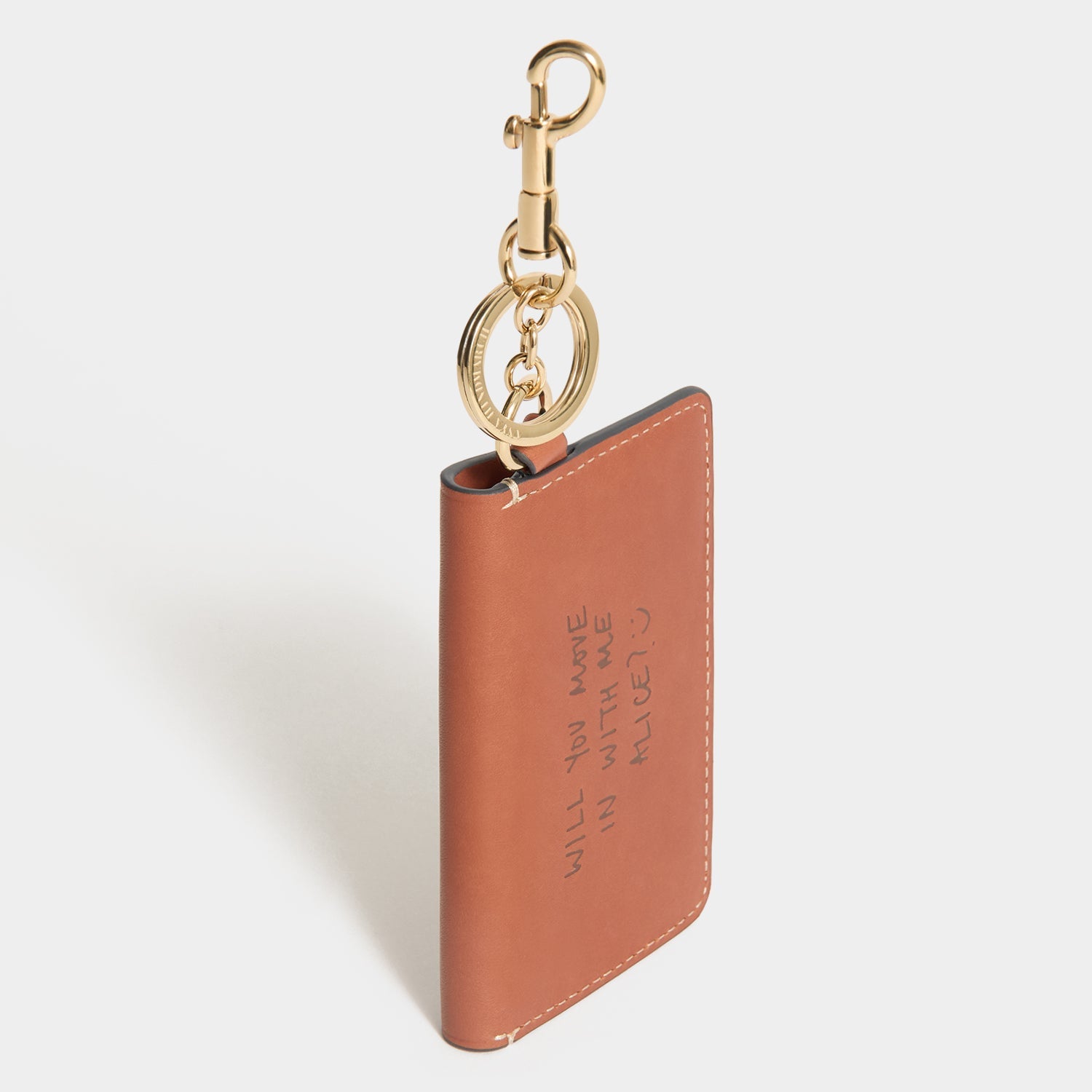 Bespoke Envelope Charm -

          
            Capra Leather in Tan -
          

          Anya Hindmarch EU
