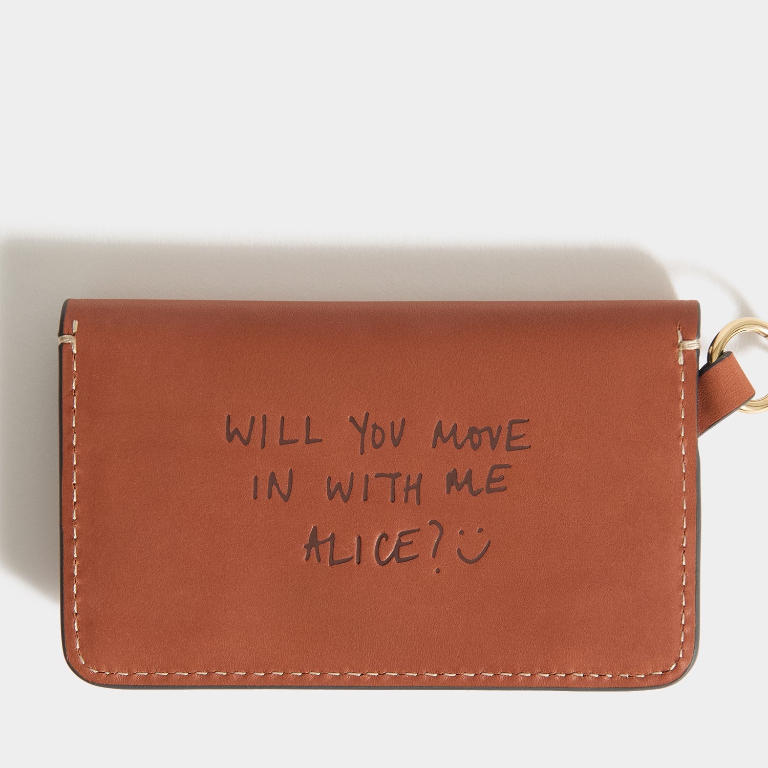 Bespoke Envelope Charm -

          
            Capra Leather in Tan -
          

          Anya Hindmarch EU
