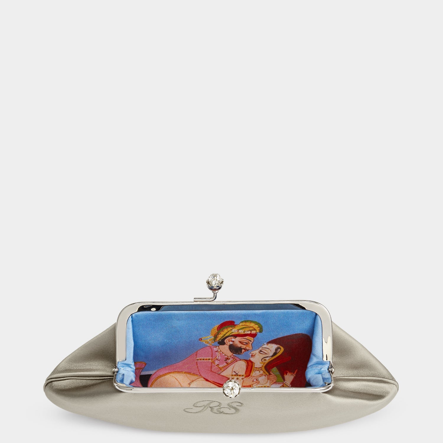 Bespoke Maud Clutch -

          
            Satin in Silver -
          

          Anya Hindmarch EU
