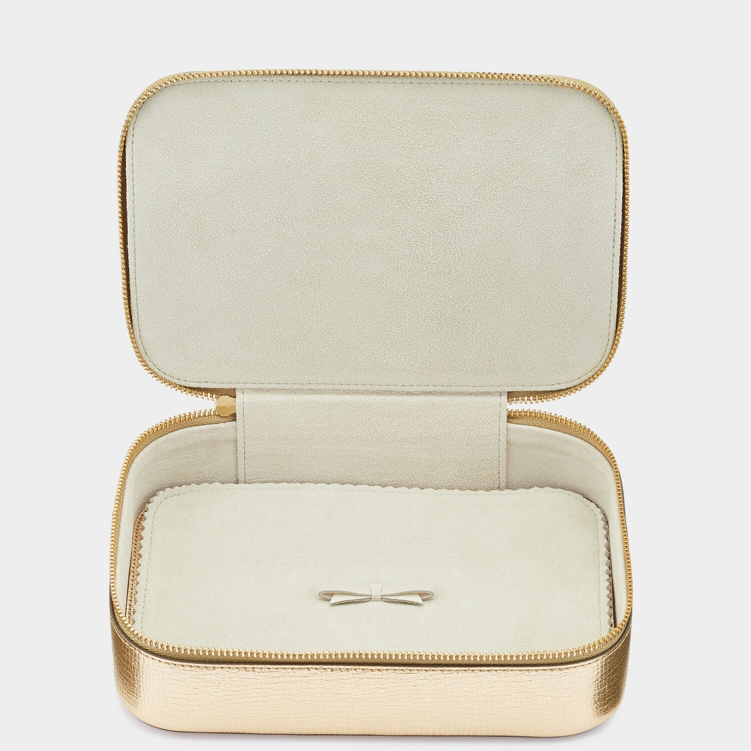 Bespoke Large Keepsake Box -

          
            Metallic Capra Leather in Pale Gold -
          

          Anya Hindmarch EU
