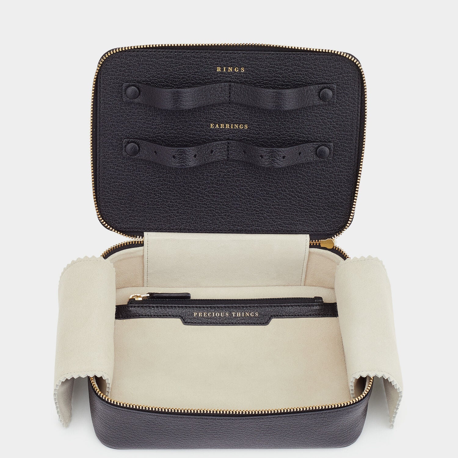 Bespoke Travelling Jewel Case -

          
            Capra in Black -
          

          Anya Hindmarch EU
