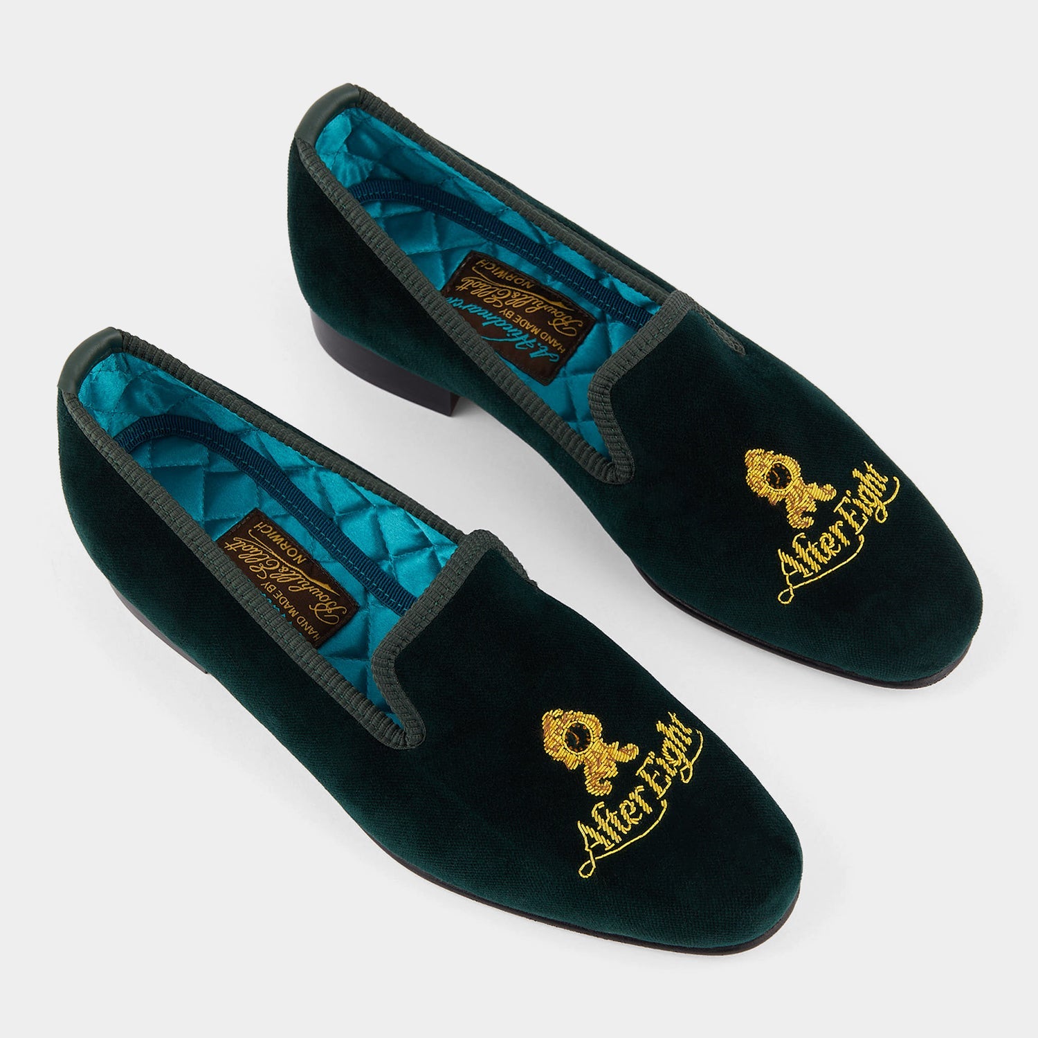 Anya Brands After Eight Slippers -

                  
                    Velvet in Dark Holly -
                  

                  Anya Hindmarch EU
