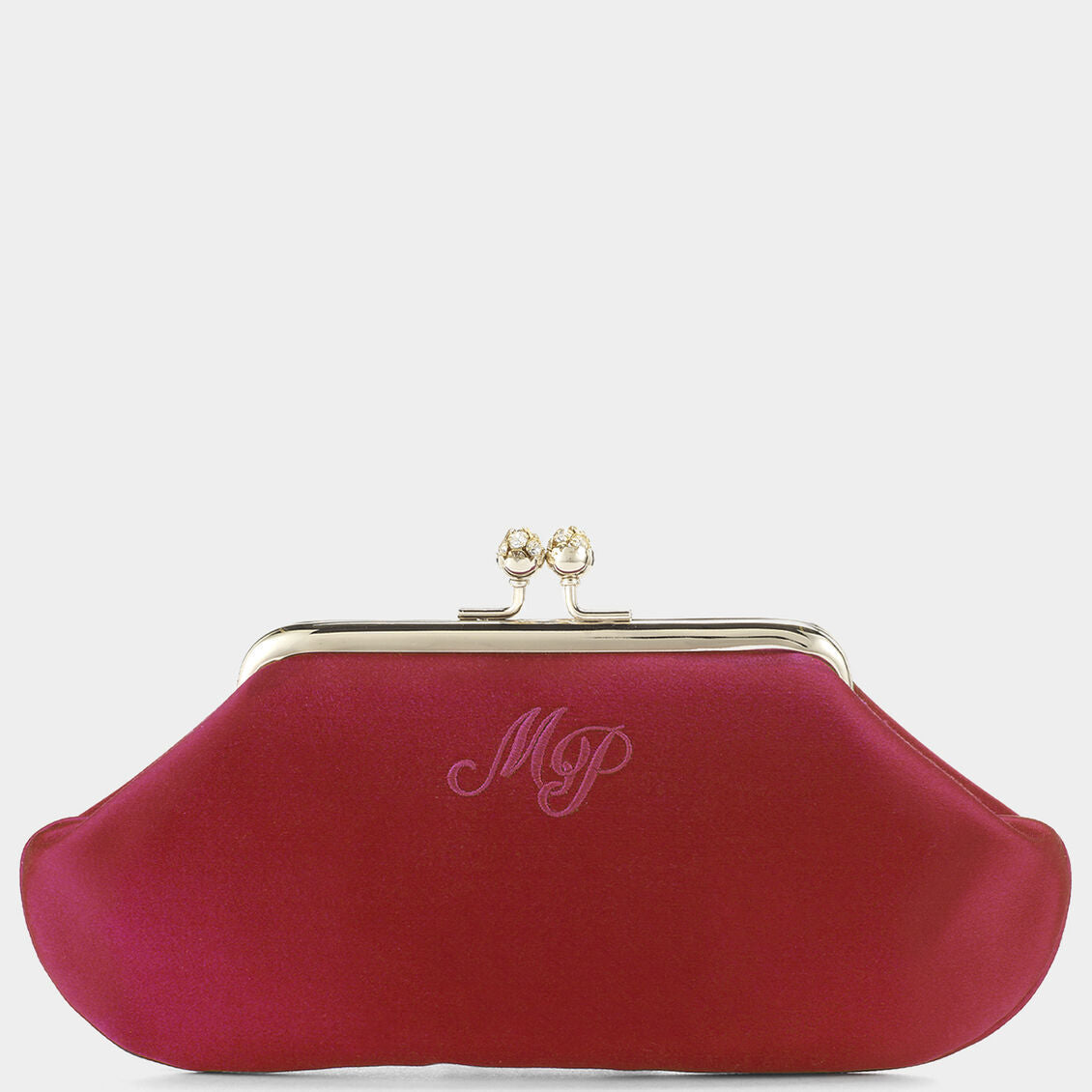 Bespoke Maud Clutch -

          
            Satin in Red -
          

          Anya Hindmarch EU
