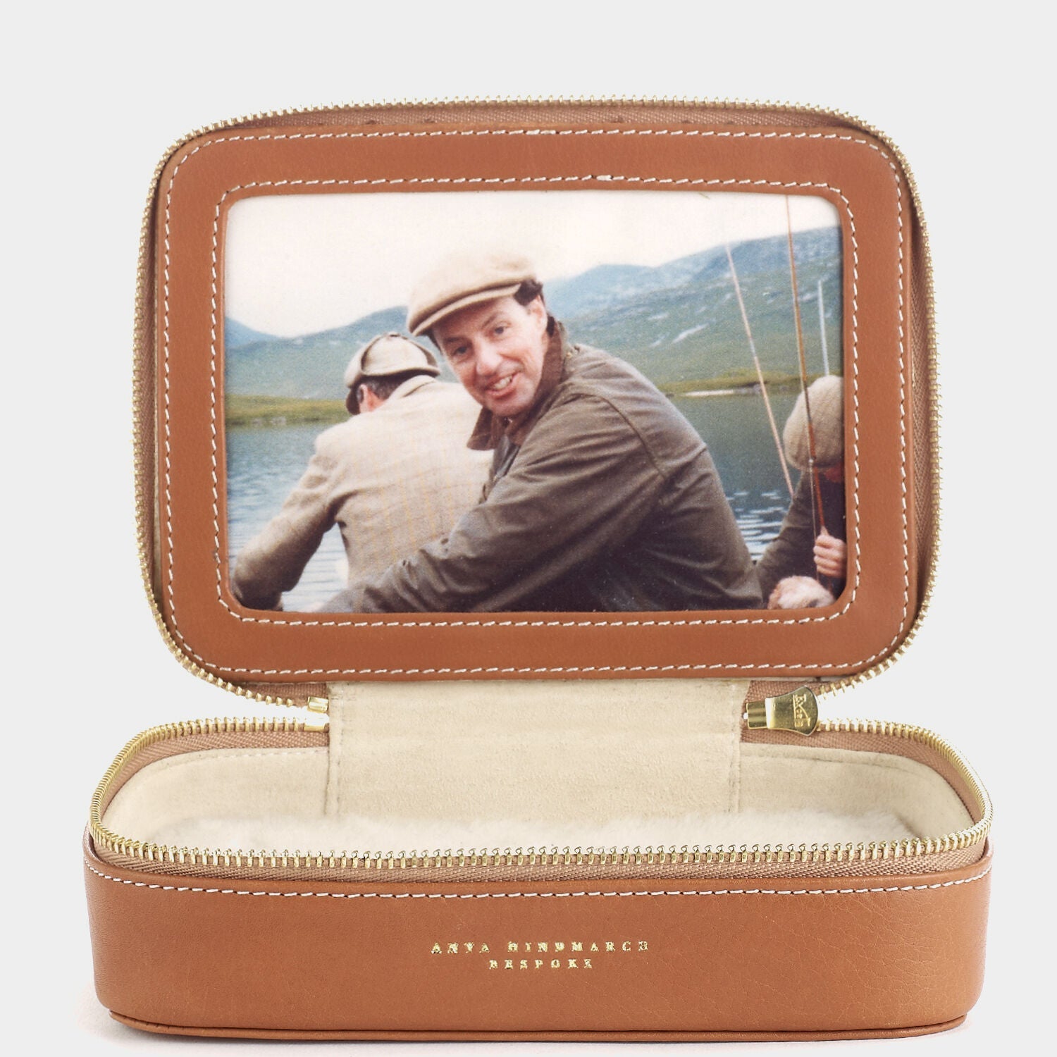 Bespoke Fishermans Fly Box -

          
            Butter Leather in Tan -
          

          Anya Hindmarch EU
