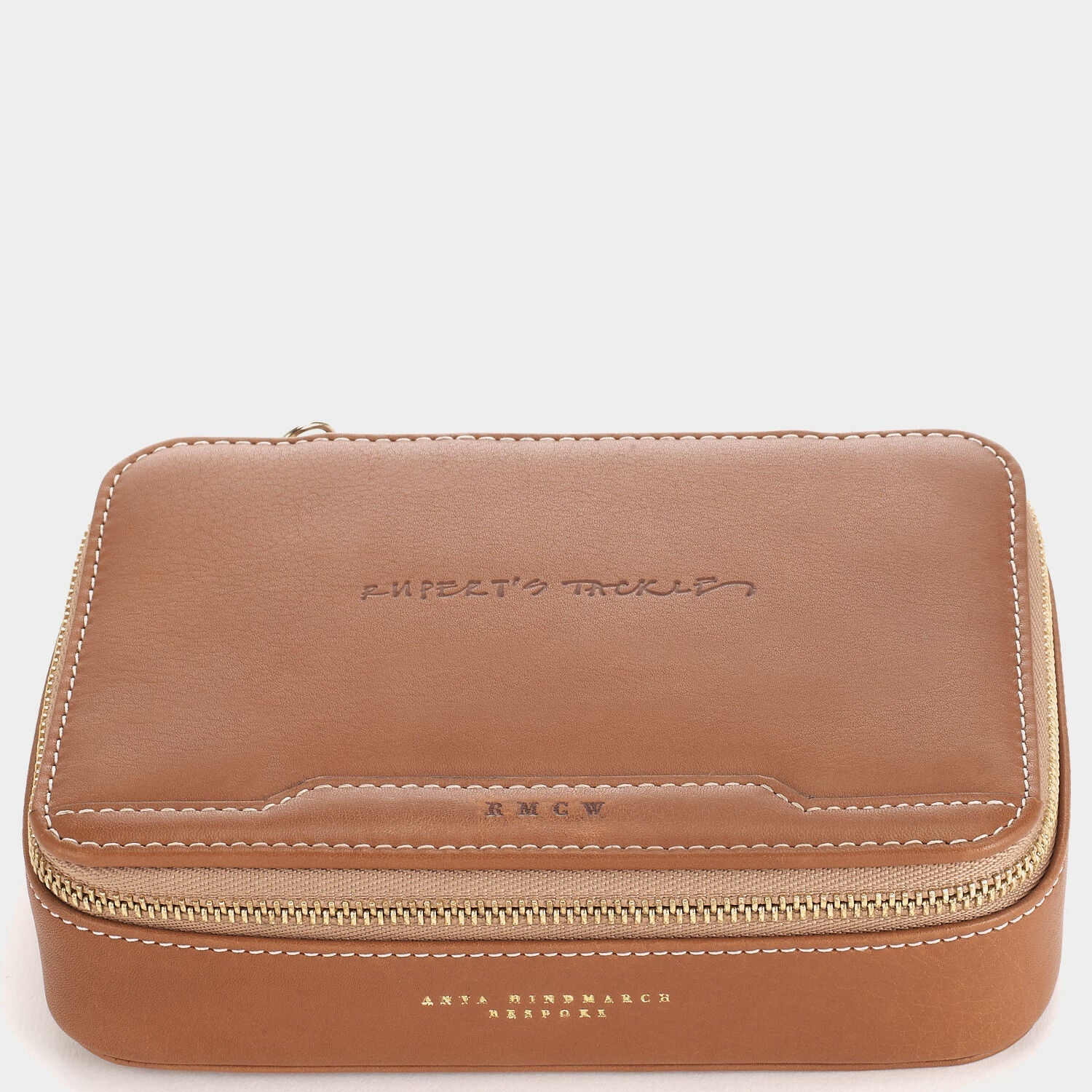 Bespoke Fishermans Fly Box -

          
            Butter Leather in Tan -
          

          Anya Hindmarch EU
