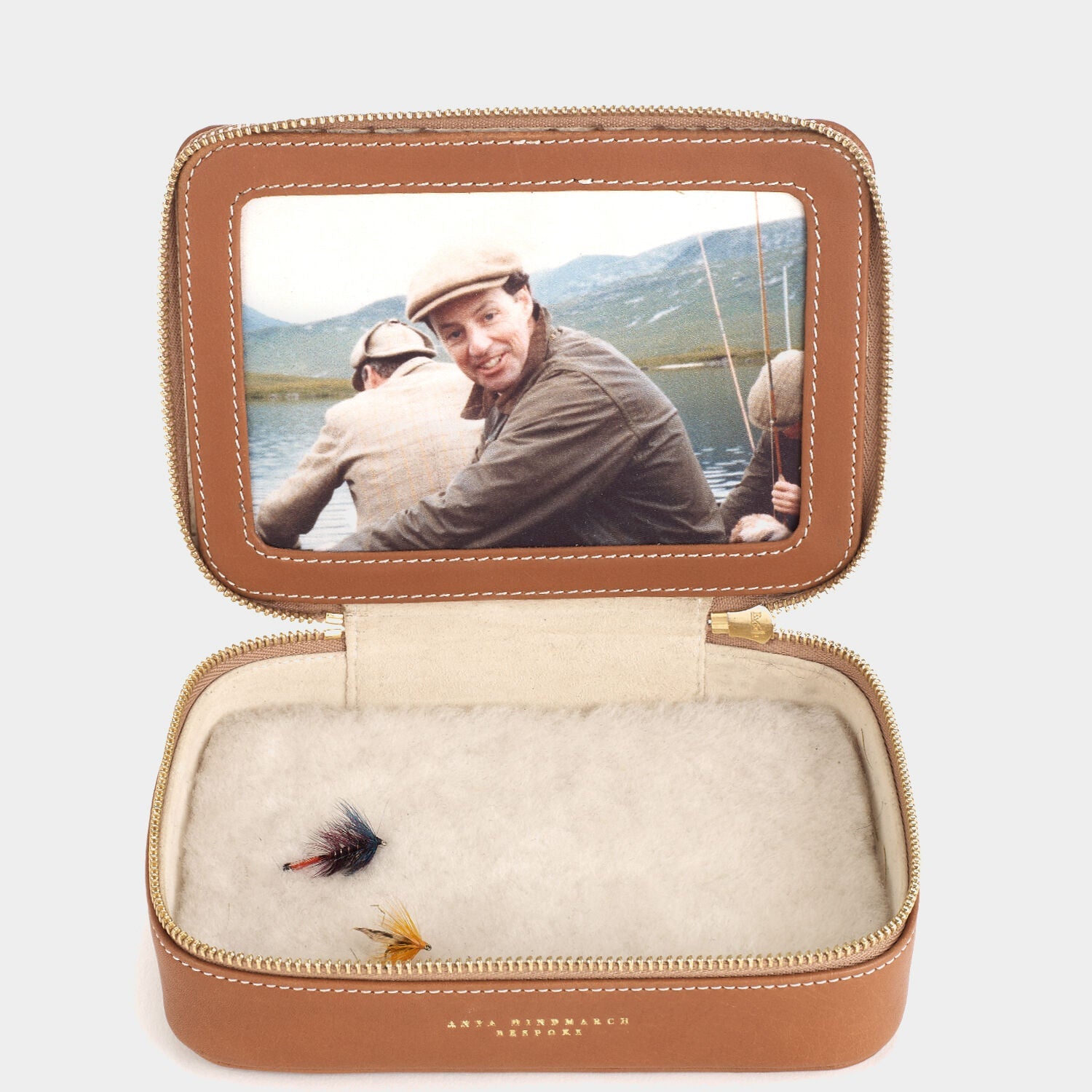 Bespoke Fishermans Fly Box -

          
            Butter Leather in Tan -
          

          Anya Hindmarch EU
